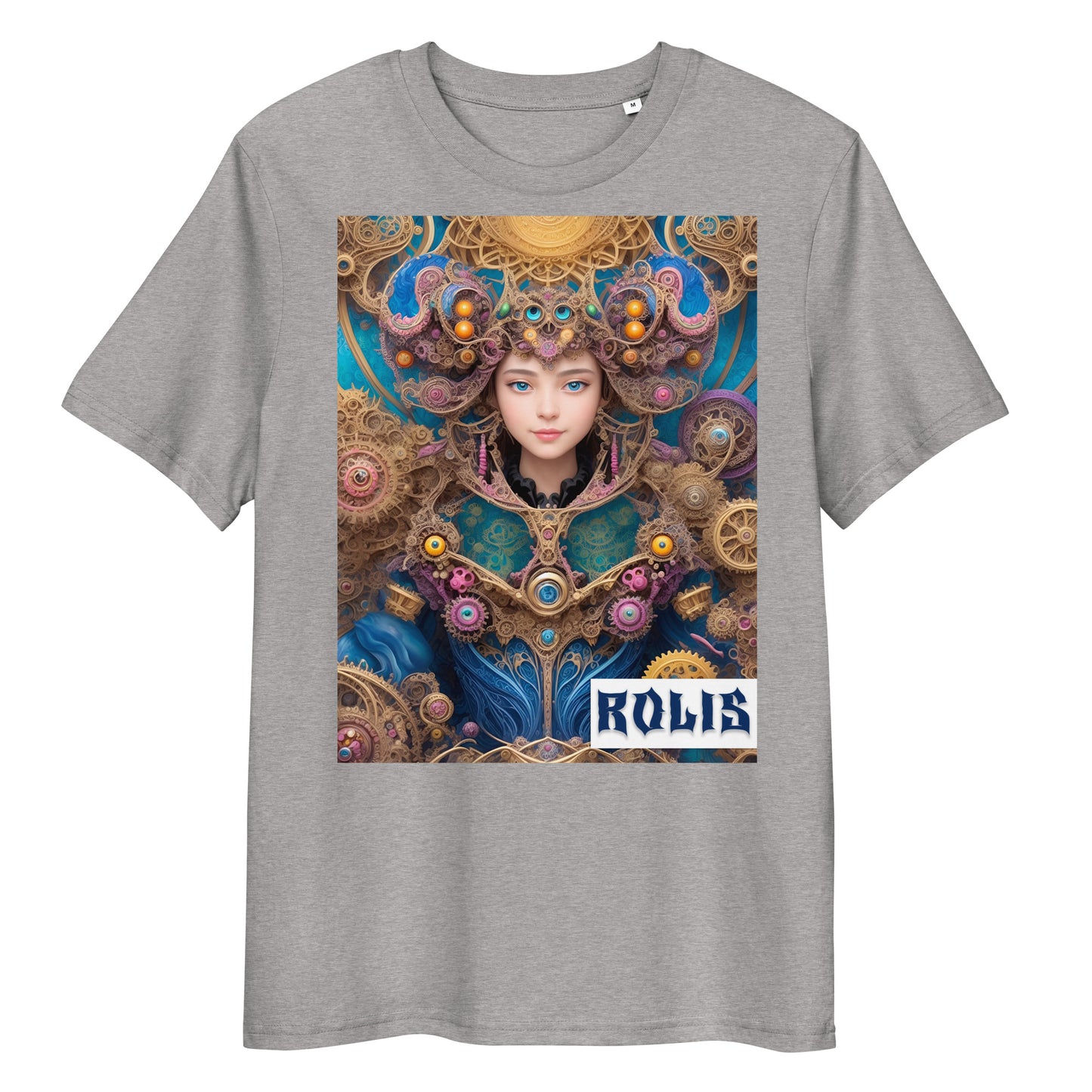 Unisex organic cotton t-shirt. Collection - ROLIS, Design - ANDRBEL STUDIO
