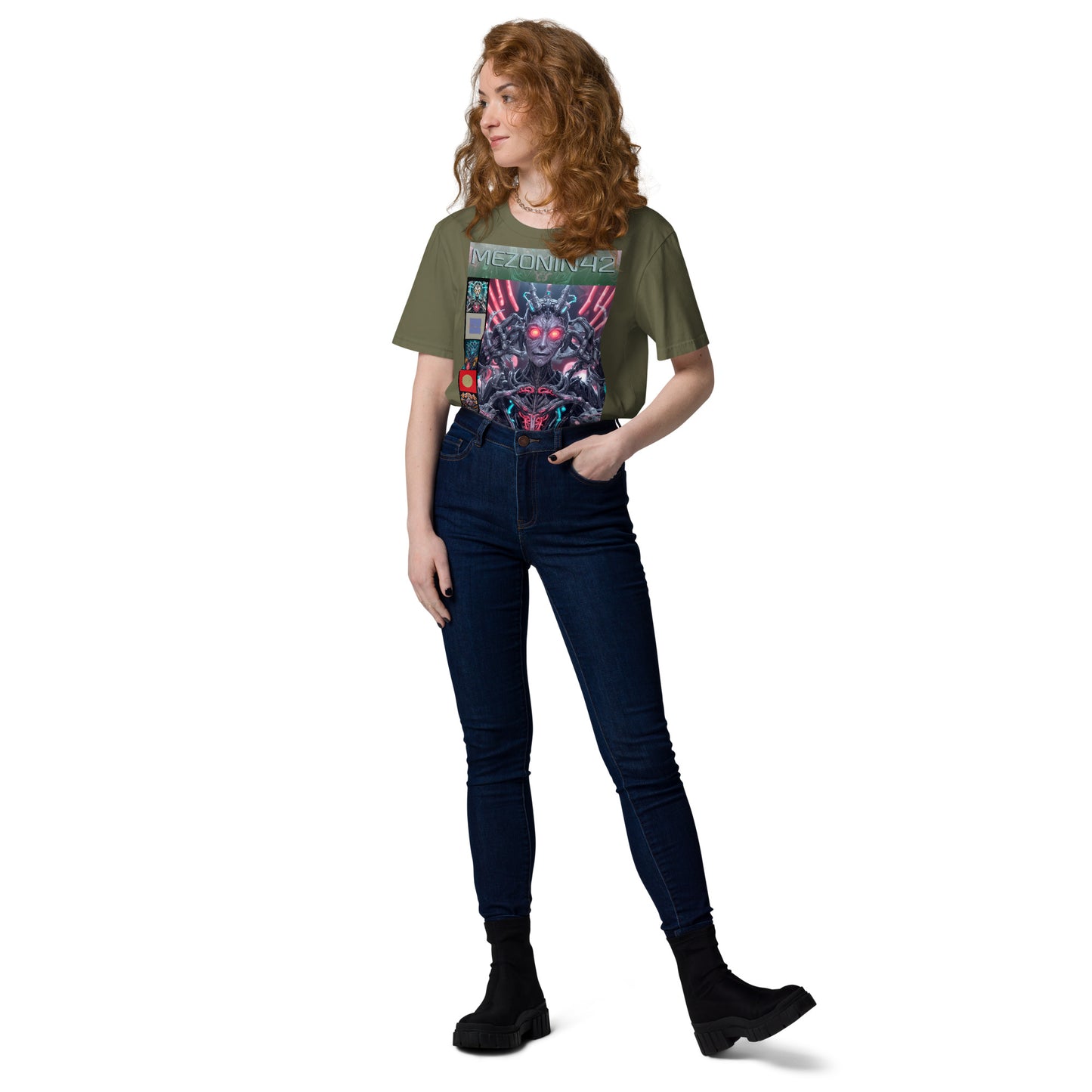 T-shirt unisex in cotone biologico. Collezione - MEZONIN 42, Design - ANDRBEL STUDIO