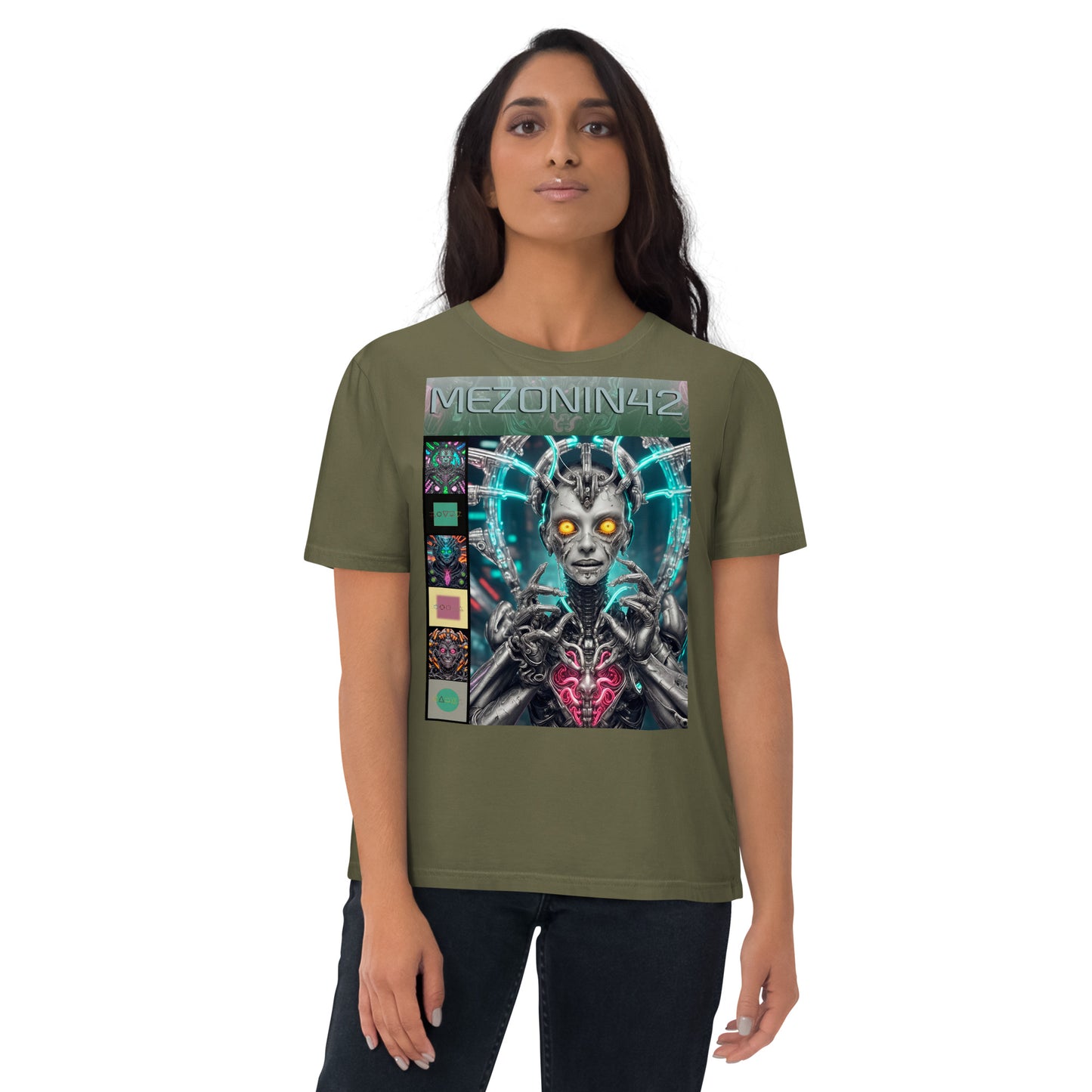 Unisex organic cotton t-shirt. Collection - MEZONIN 42, Design - ANDRBEL STUDIO
