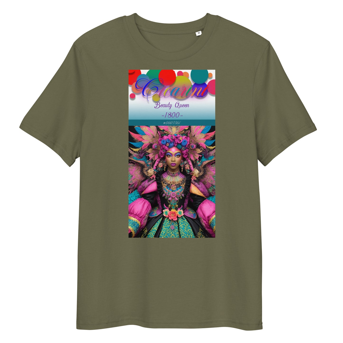 Unisex organic cotton t-shirt. Collection - Cicarini, Design - ANDRBEL STUDIO