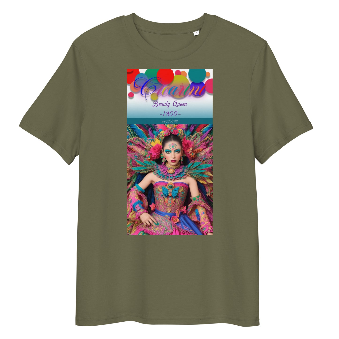 T-shirt unisex in cotone biologico. Collezione - Cicarini, Design - ANDRBEL STUDIO