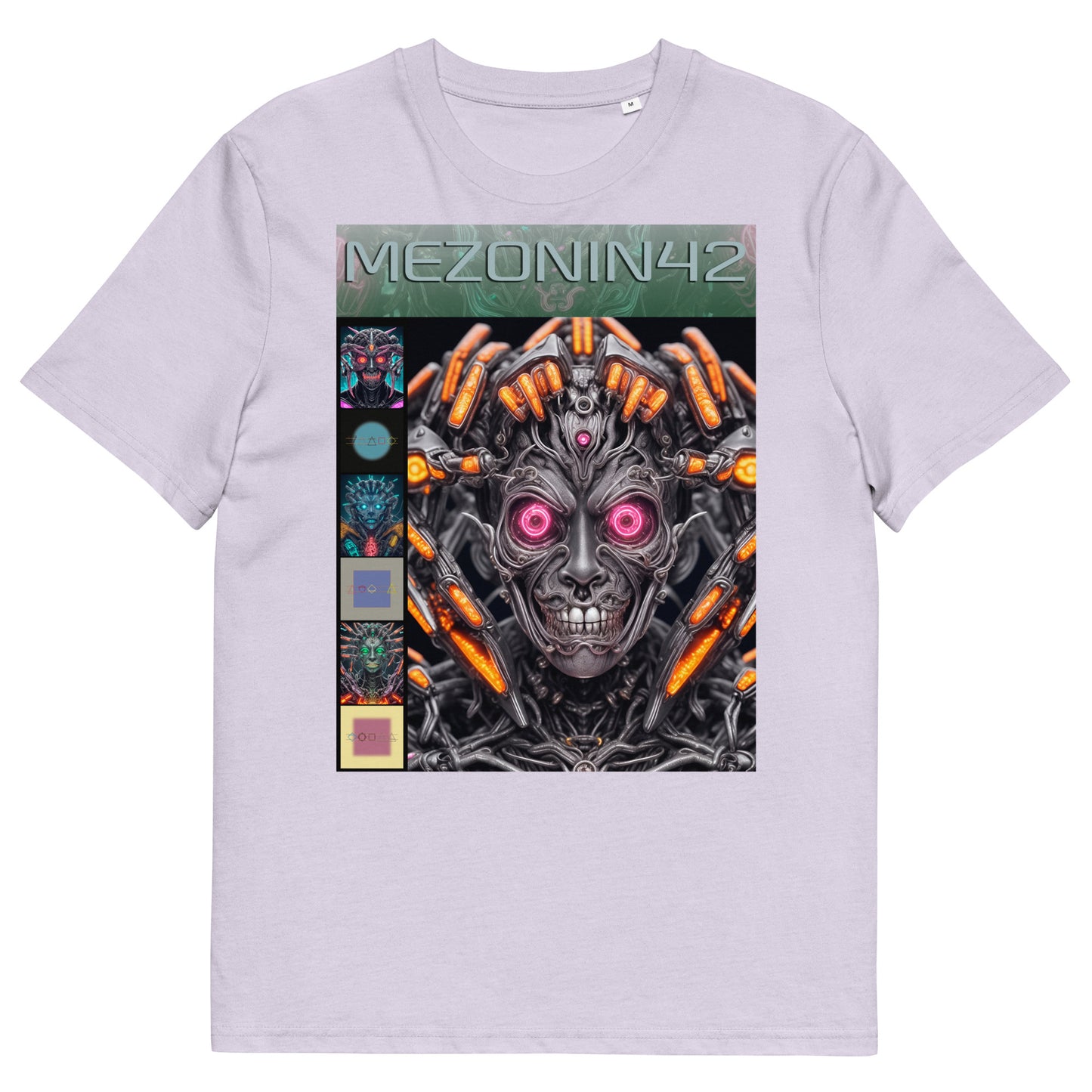 T-shirt unisex in cotone biologico. Collezione - MEZONIN 42, Design - ANDRBEL STUDIO