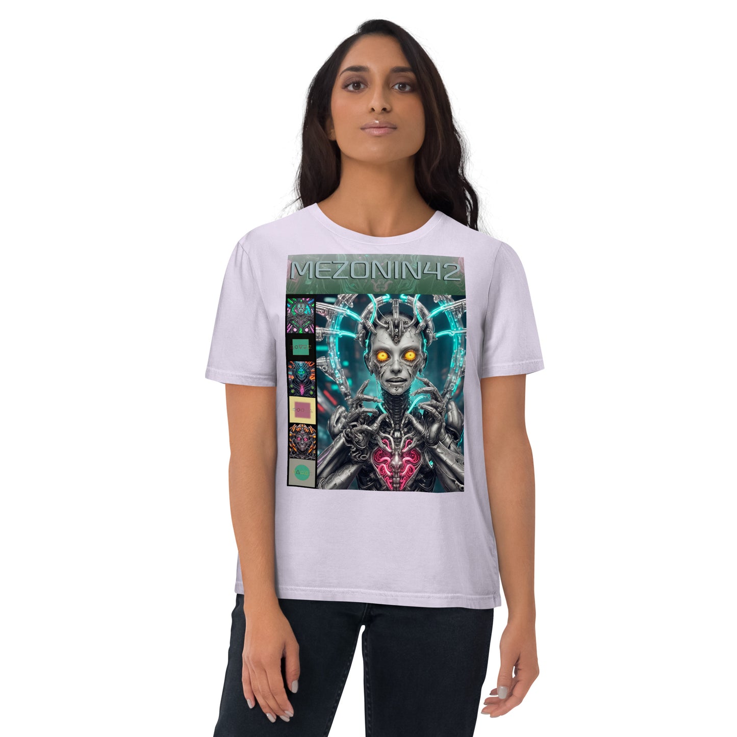 Unisex organic cotton t-shirt. Collection - MEZONIN 42, Design - ANDRBEL STUDIO