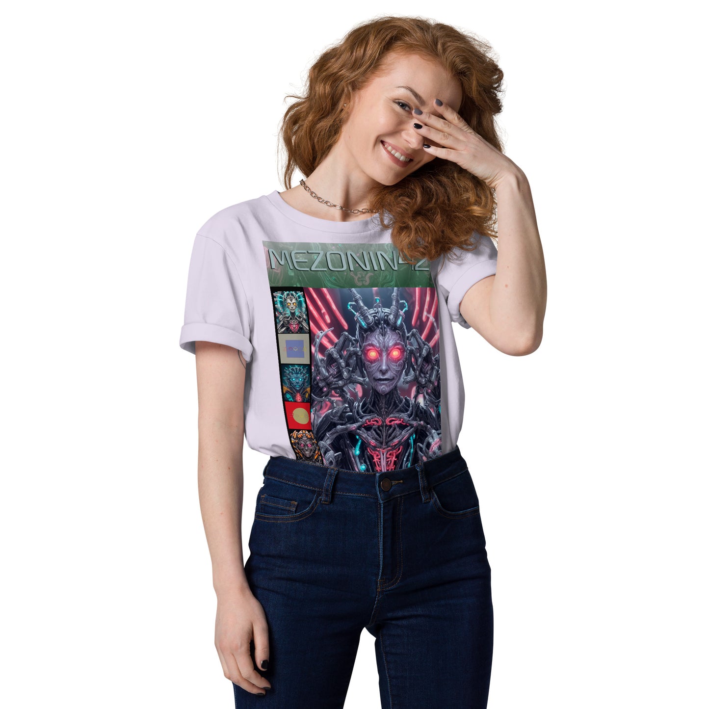 T-shirt unisex in cotone biologico. Collezione - MEZONIN 42, Design - ANDRBEL STUDIO
