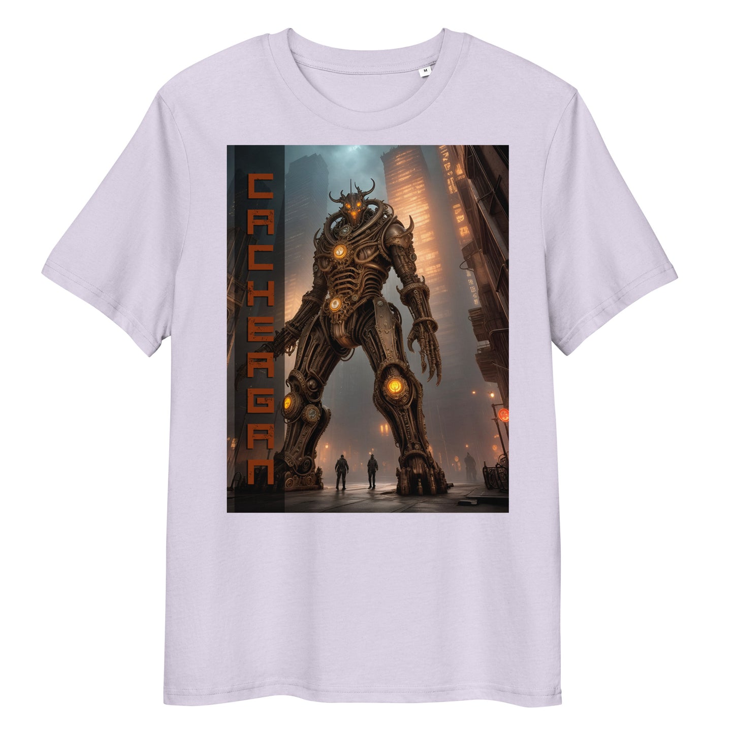 T-shirt unisex in cotone biologico. Collezione - Cachergan, Design - ANDRBEL STUDIO