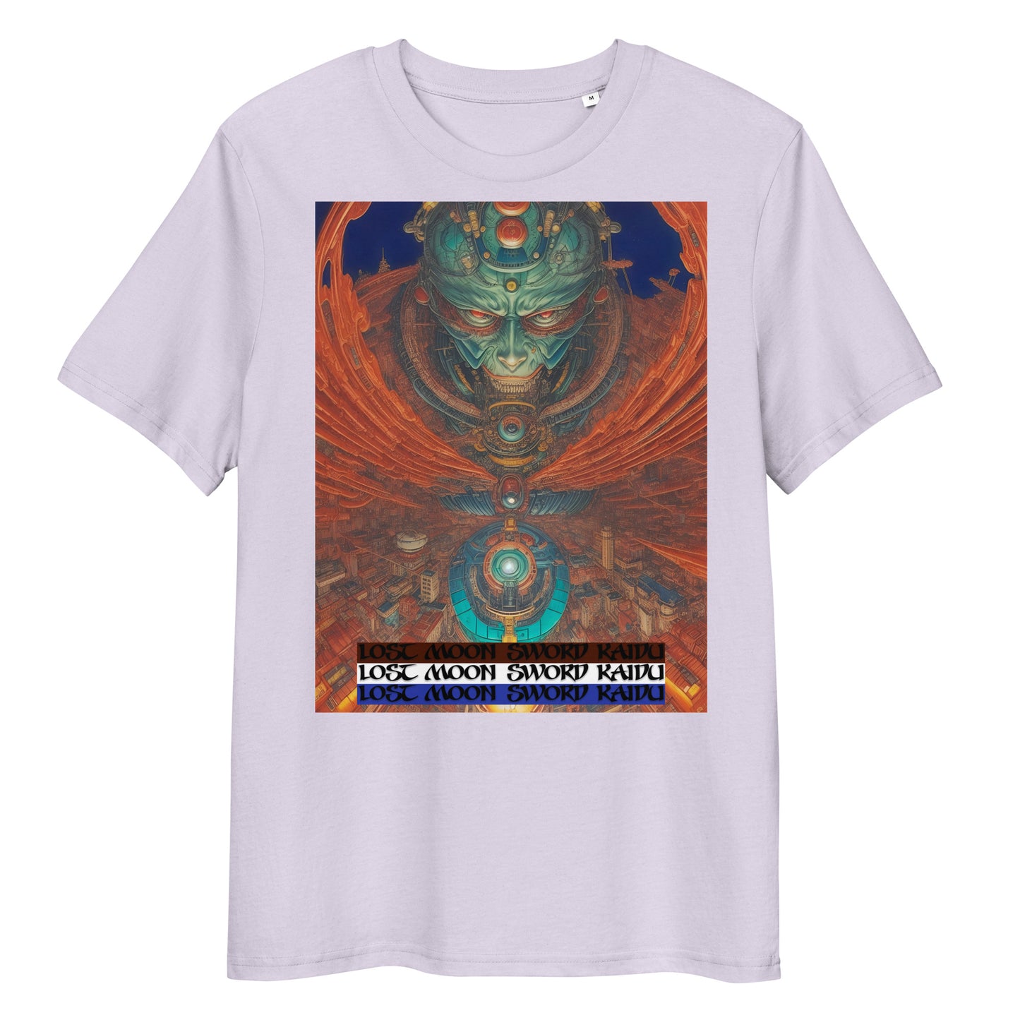 Unisex organic cotton t-shirt. Collection - Lost Moon Sword Kaidu, Design - ANDRBEL STUDIO