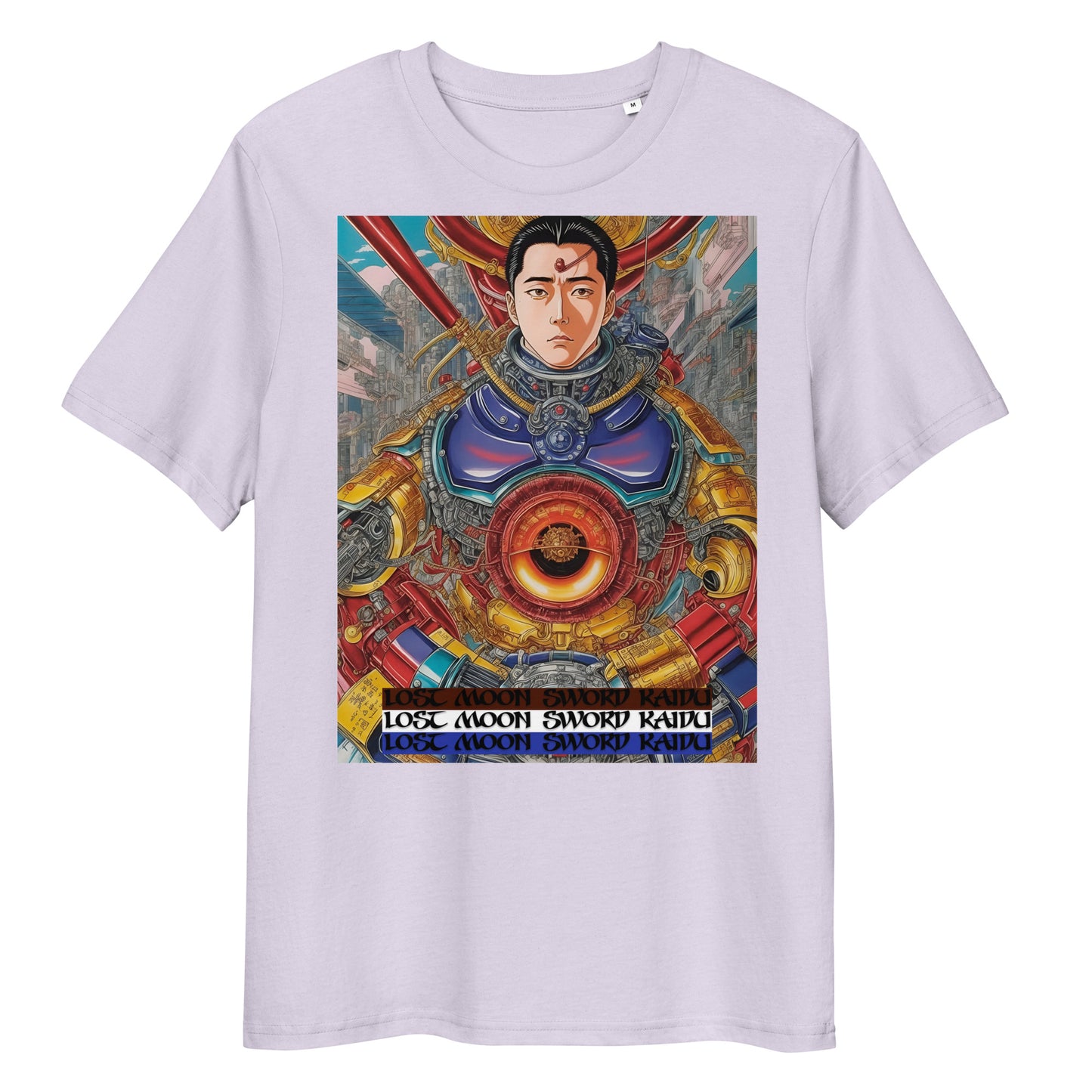 Unisex organic cotton t-shirt. Collection - Lost Moon Sword Kaidu, Design - ANDRBEL STUDIO