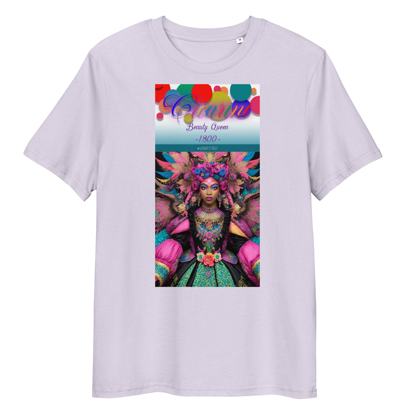 Unisex organic cotton t-shirt. Collection - Cicarini, Design - ANDRBEL STUDIO