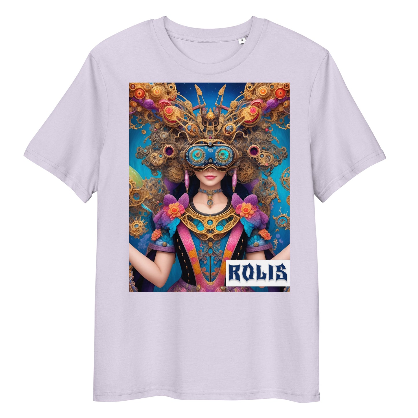 Unisex organic cotton t-shirt. Collection - ROLIS, Design - ANDRBEL STUDIO