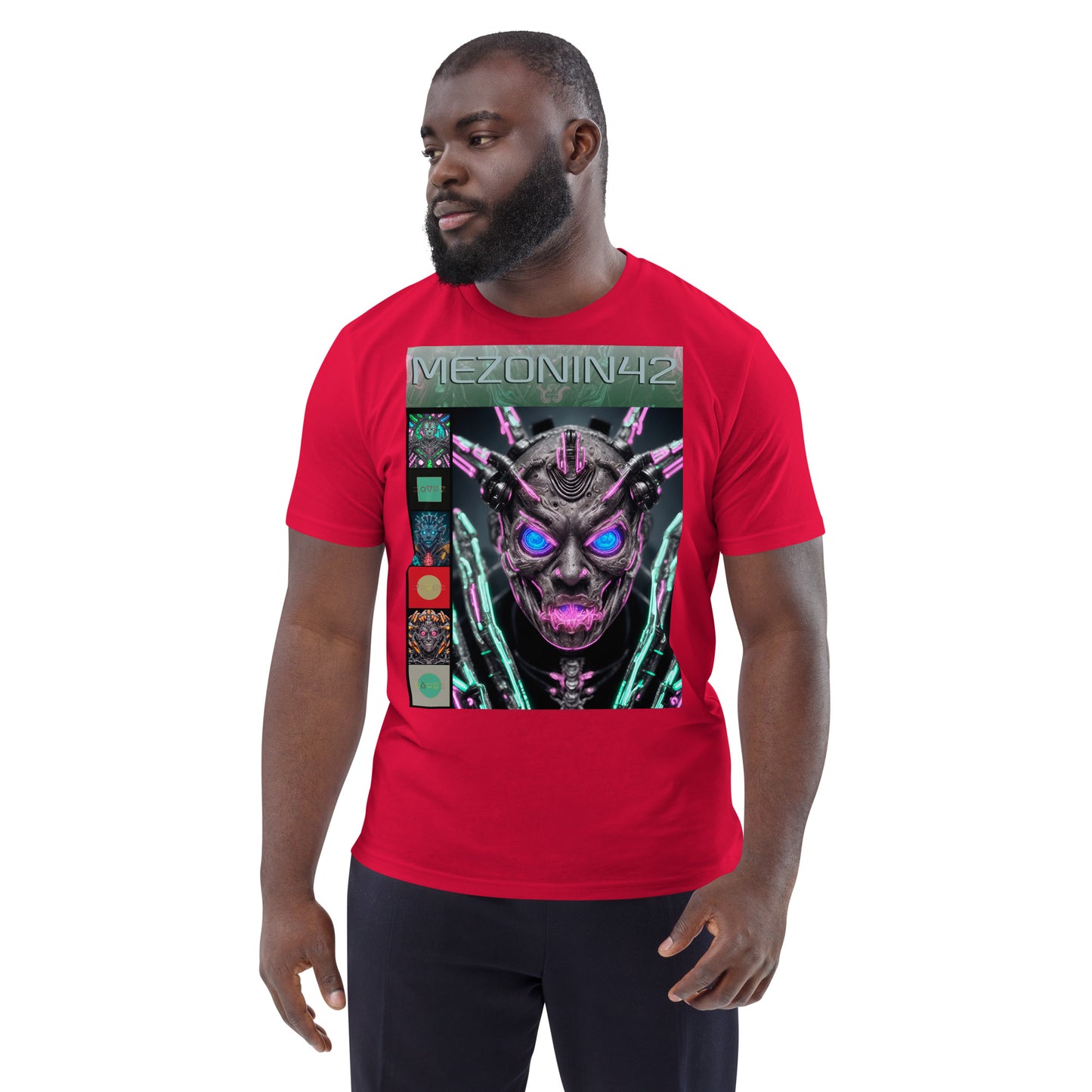 T-shirt unisex in cotone biologico. Collezione - MEZONIN 42, Design - ANDRBEL STUDIO