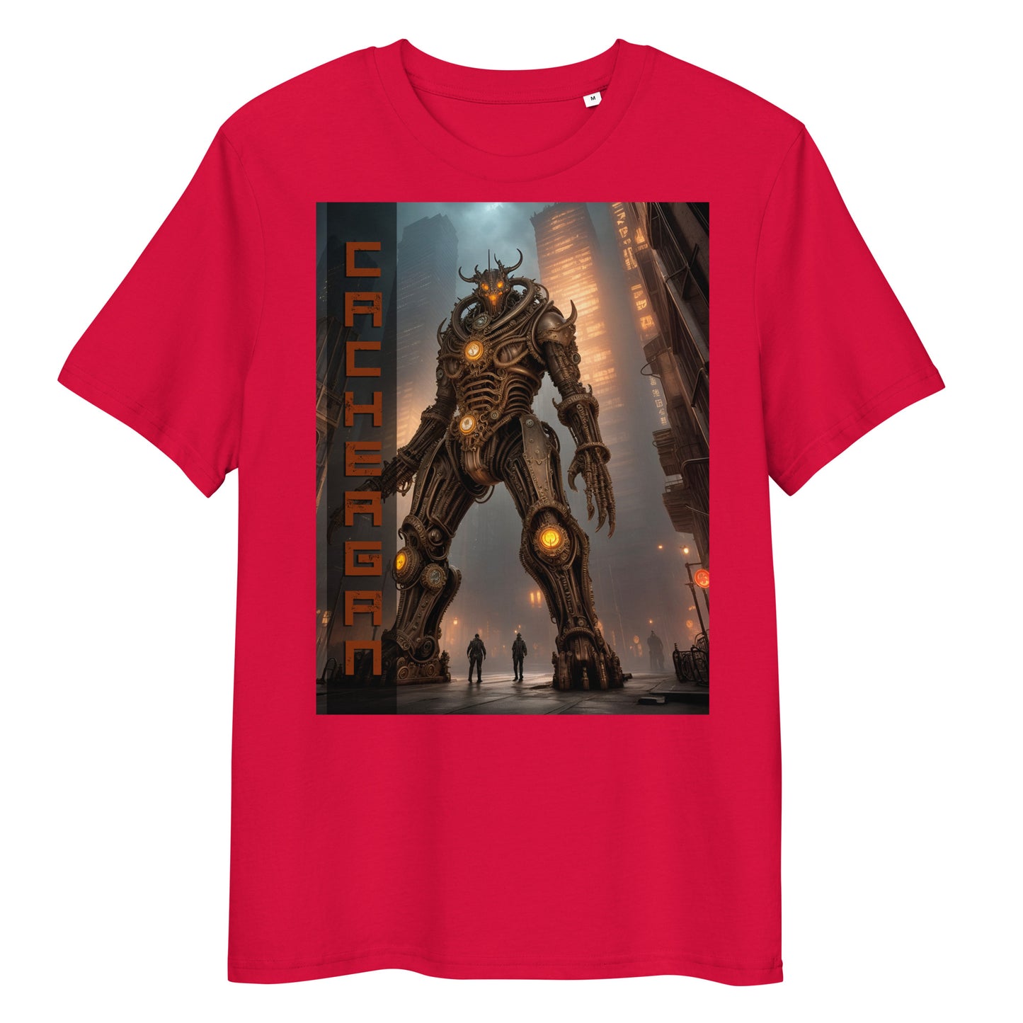 T-shirt unisex in cotone biologico. Collezione - Cachergan, Design - ANDRBEL STUDIO