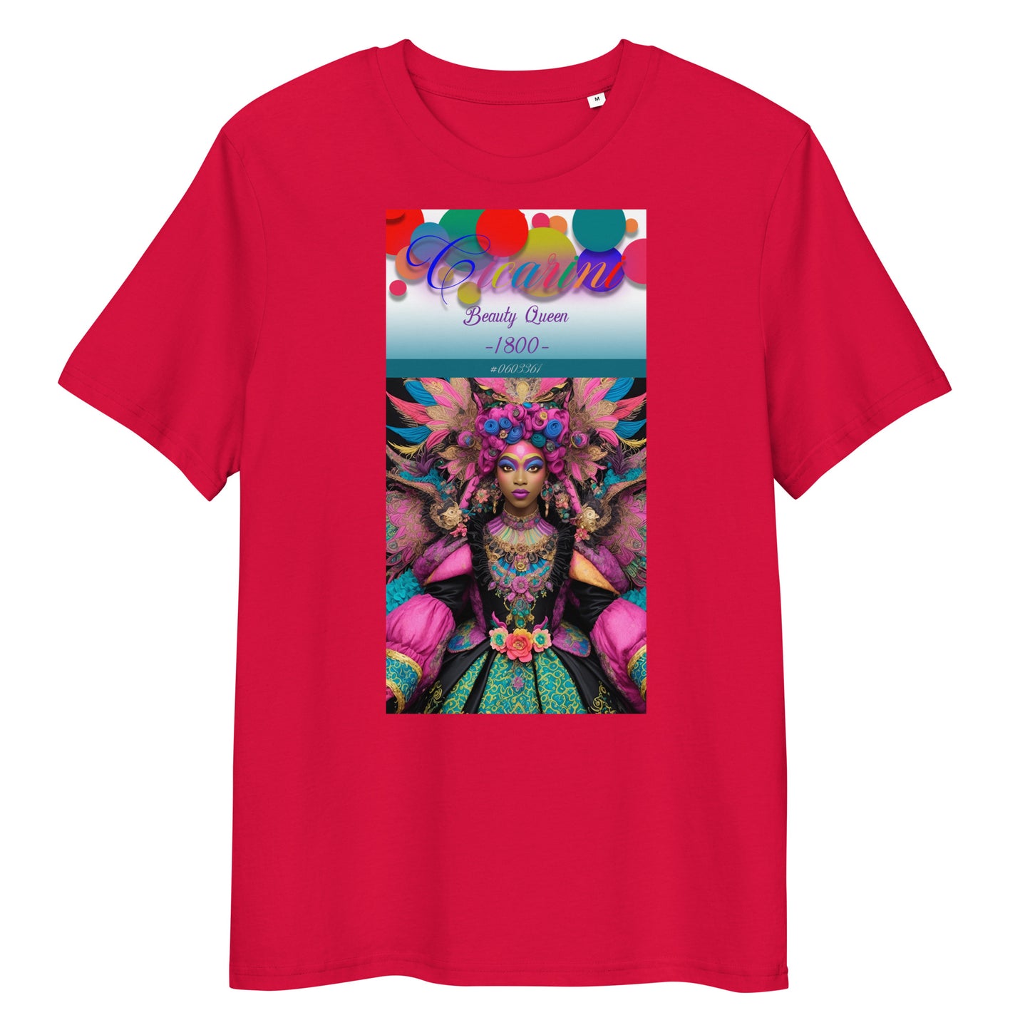 Unisex organic cotton t-shirt. Collection - Cicarini, Design - ANDRBEL STUDIO