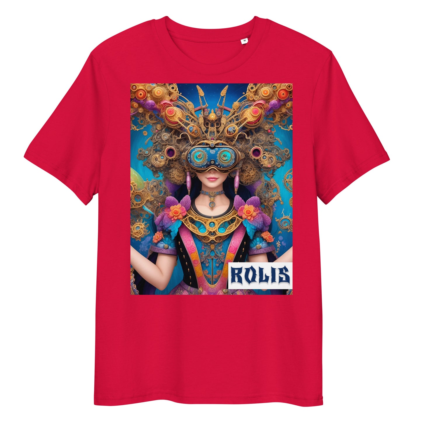 Unisex organic cotton t-shirt. Collection - ROLIS, Design - ANDRBEL STUDIO
