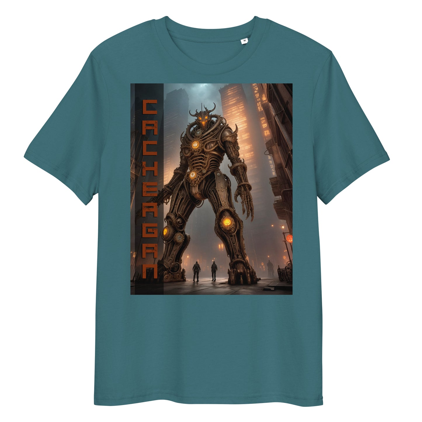 T-shirt unisex in cotone biologico. Collezione - Cachergan, Design - ANDRBEL STUDIO