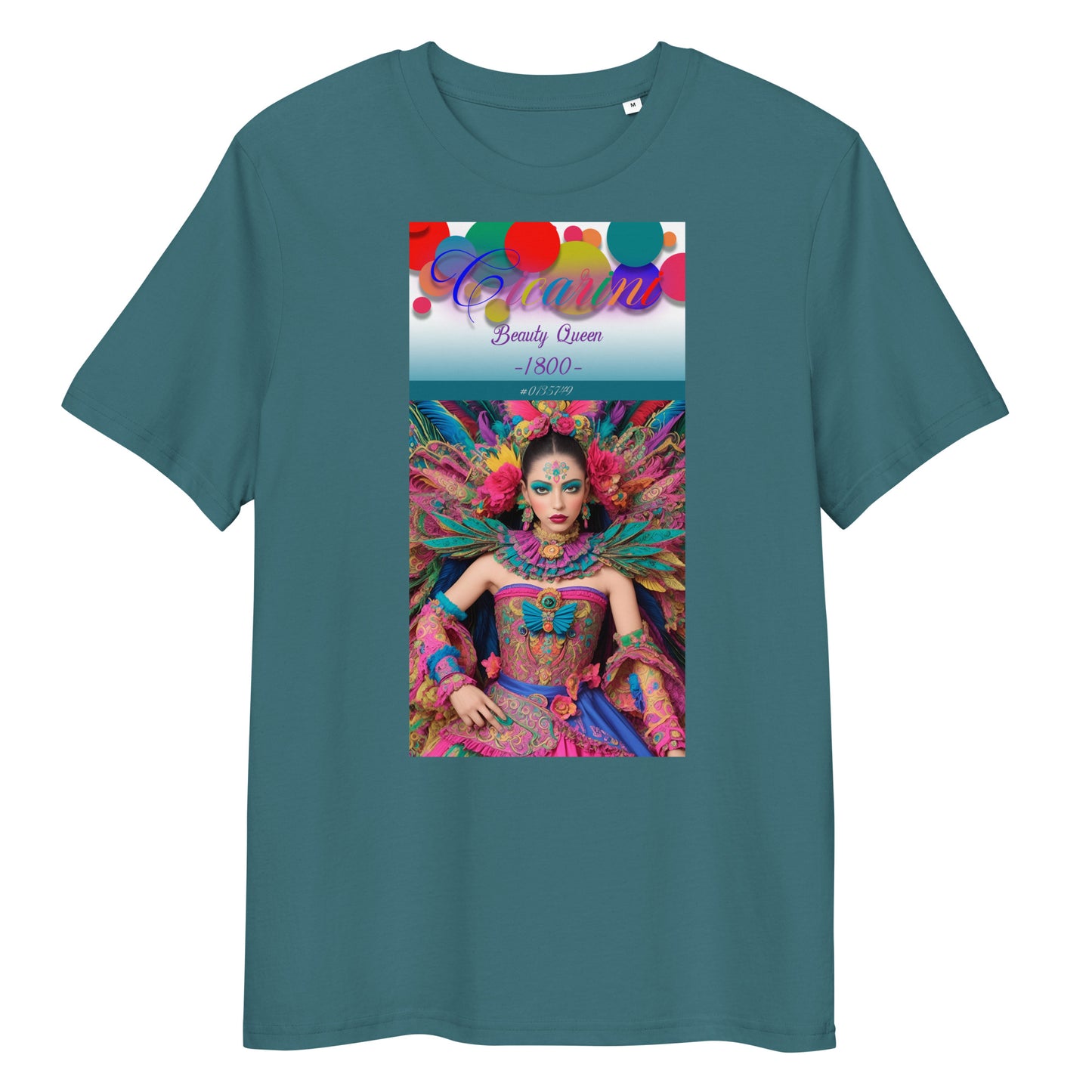 T-shirt unisex in cotone biologico. Collezione - Cicarini, Design - ANDRBEL STUDIO