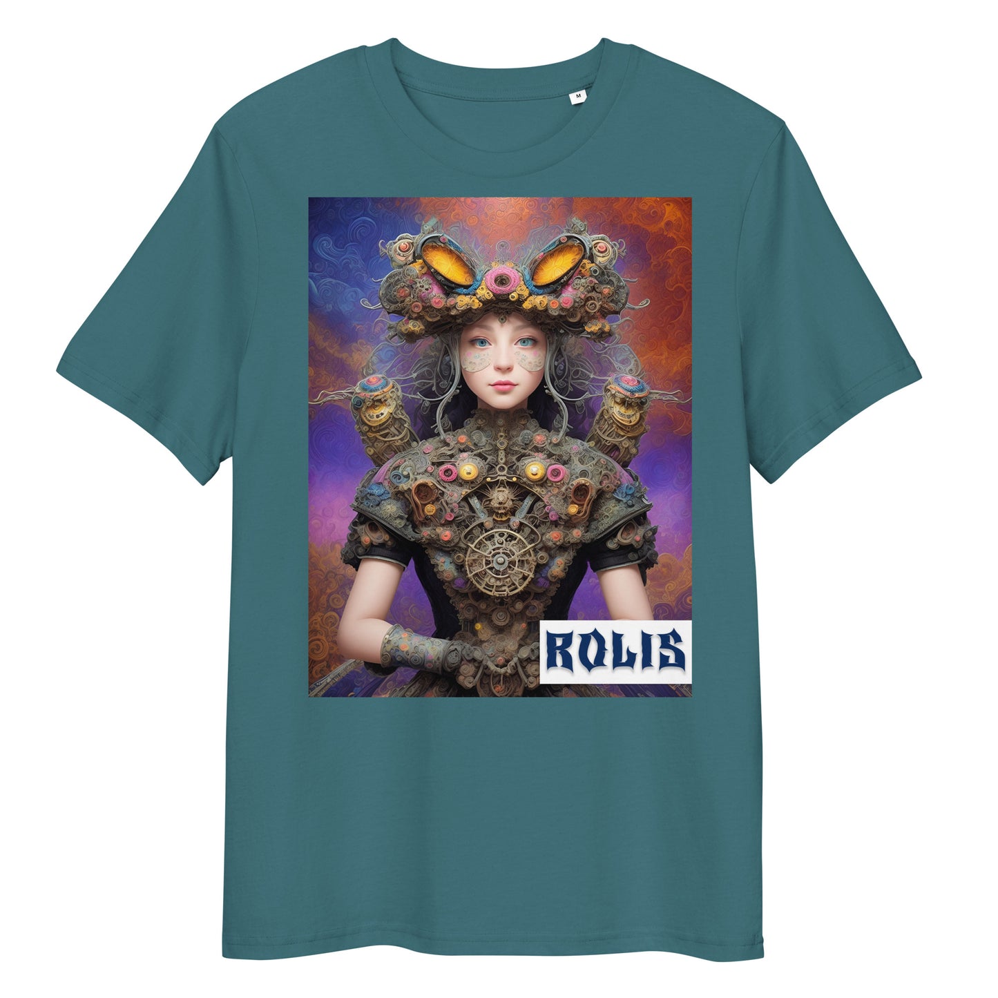 T-shirt unisex in cotone biologico. Collezione - ROLIS, Design - ANDRBEL STUDIO