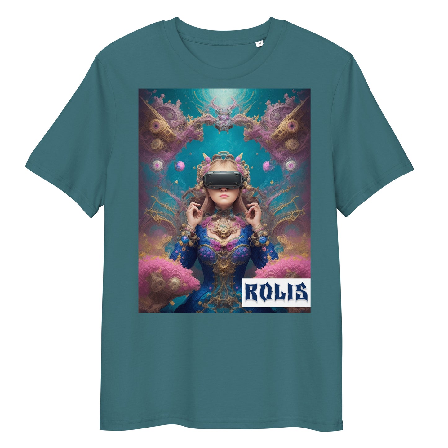 T-shirt unisex in cotone biologico. Collezione - ROLIS, Design - ANDRBEL STUDIO