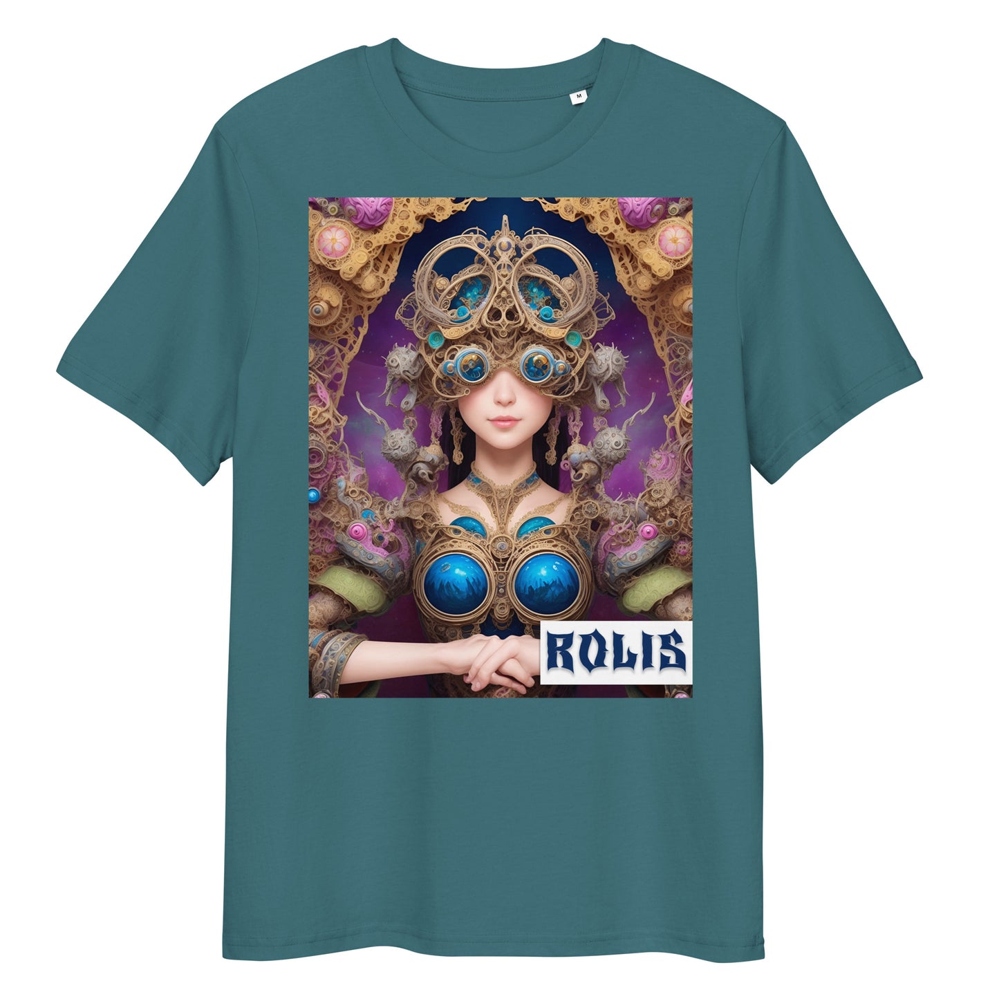 T-shirt unisex in cotone biologico. Collezione - ROLIS, Design - ANDRBEL STUDIO