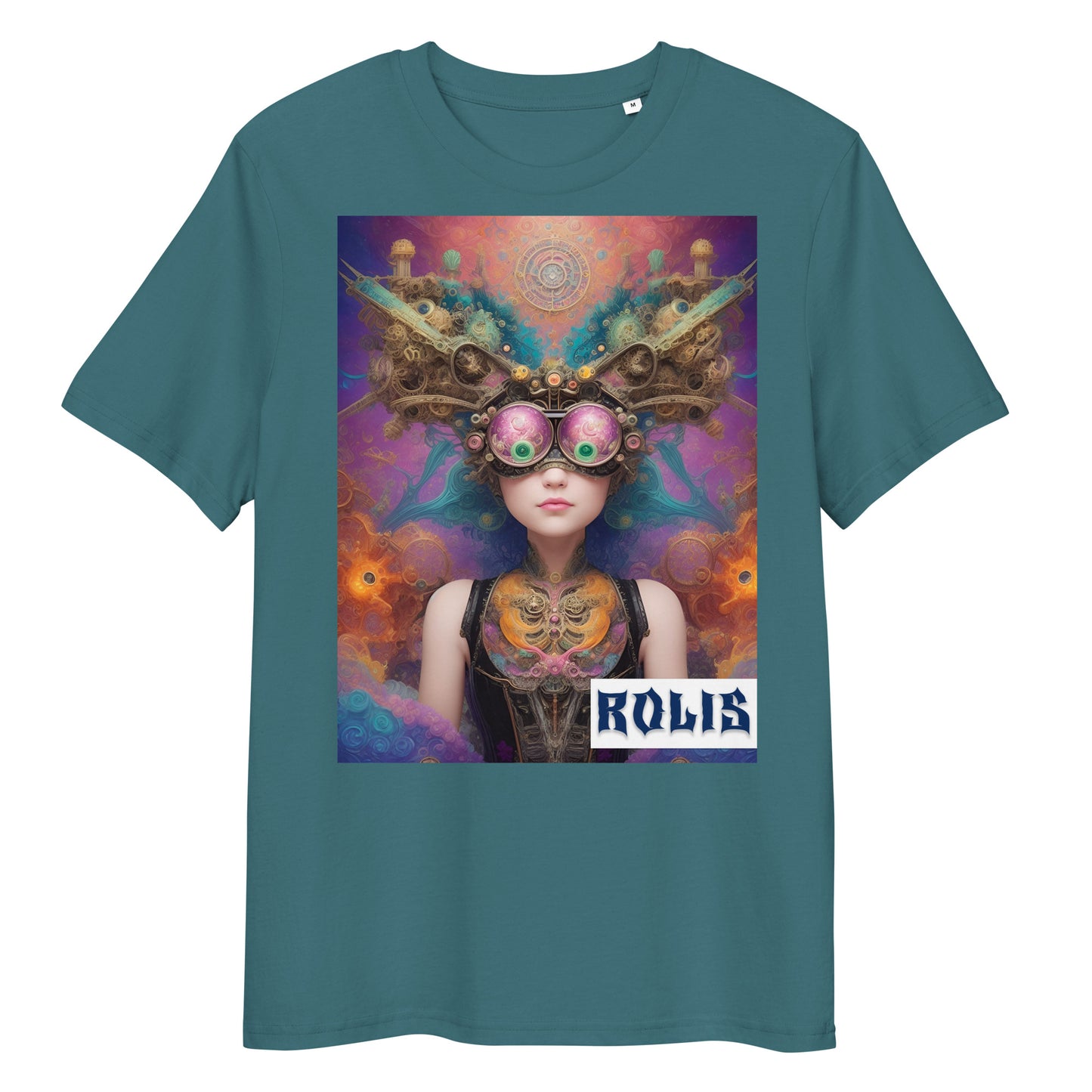 T-shirt unisex in cotone biologico. Collezione - ROLIS, Design - ANDRBEL STUDIO