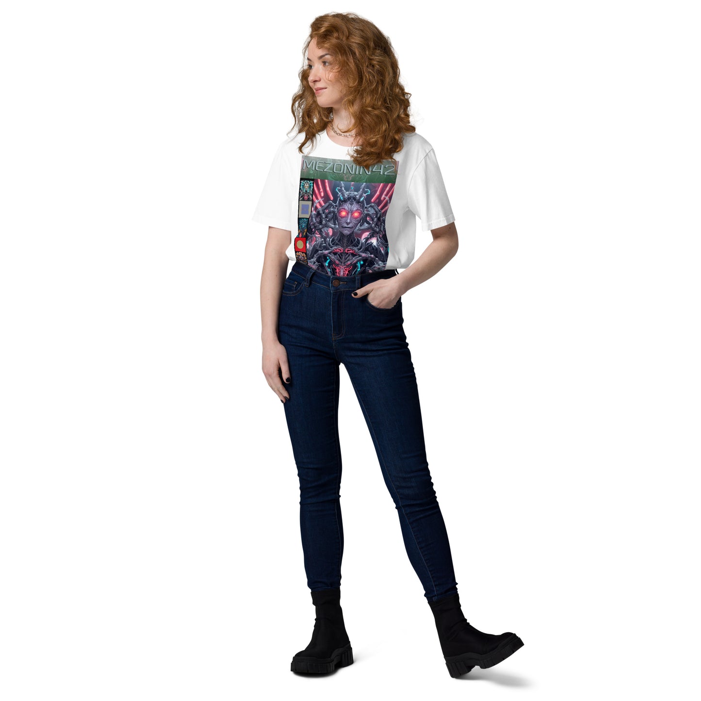 T-shirt unisex in cotone biologico. Collezione - MEZONIN 42, Design - ANDRBEL STUDIO
