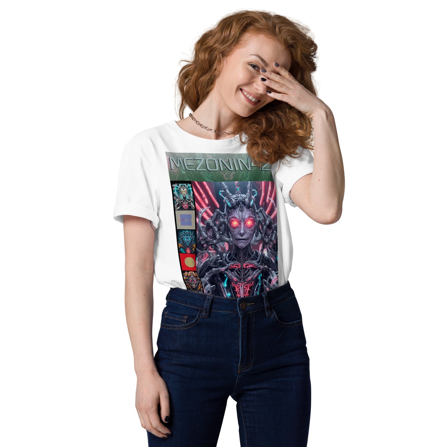 T-shirt unisex in cotone biologico. Collezione - MEZONIN 42, Design - ANDRBEL STUDIO