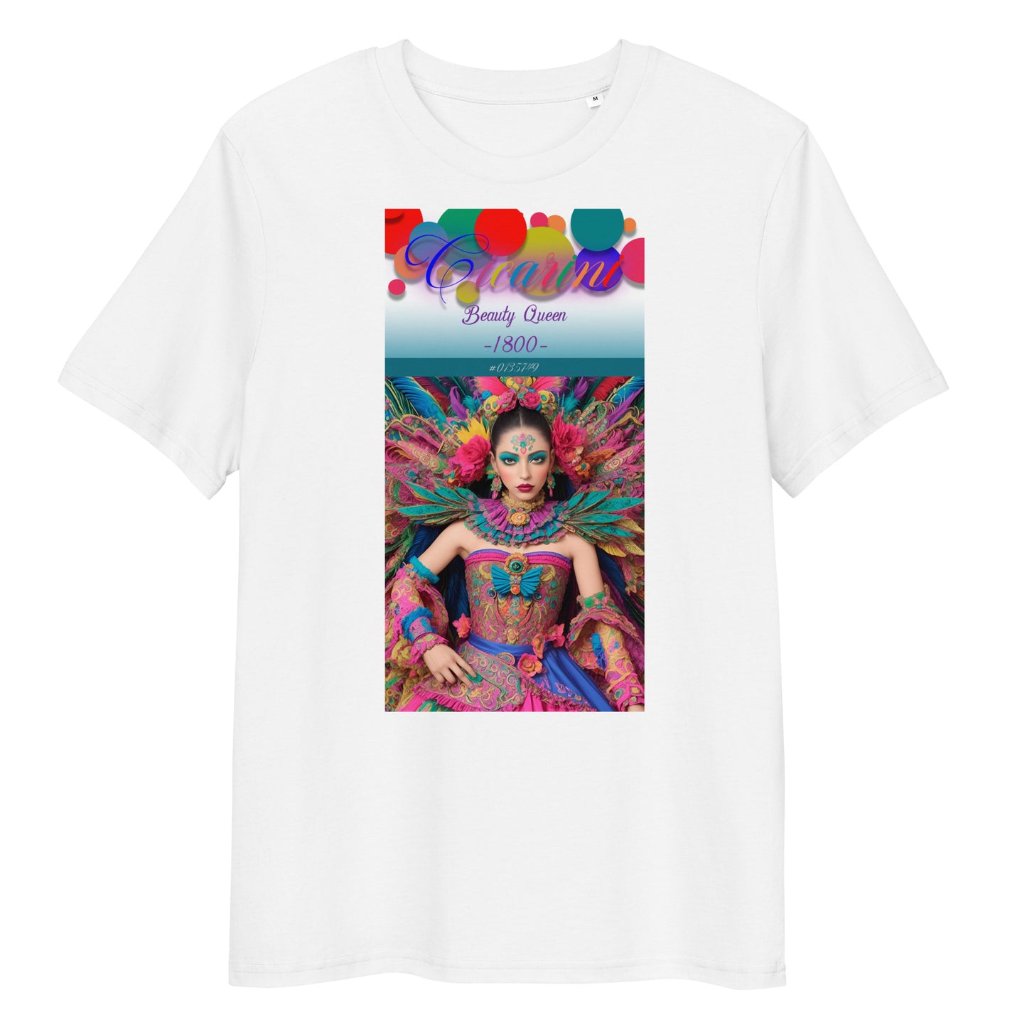 T-shirt unisex in cotone biologico. Collezione - Cicarini, Design - ANDRBEL STUDIO