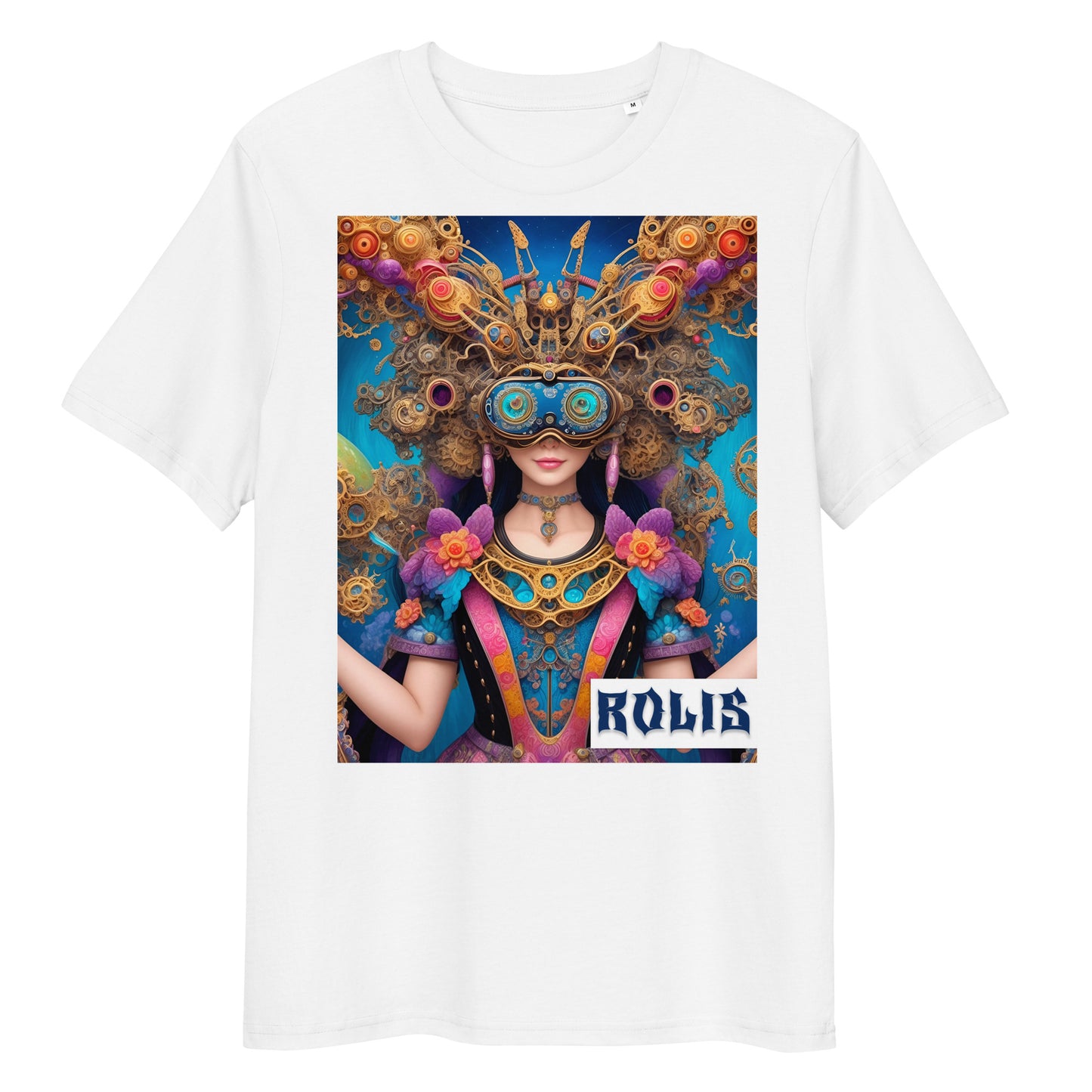 Unisex organic cotton t-shirt. Collection - ROLIS, Design - ANDRBEL STUDIO