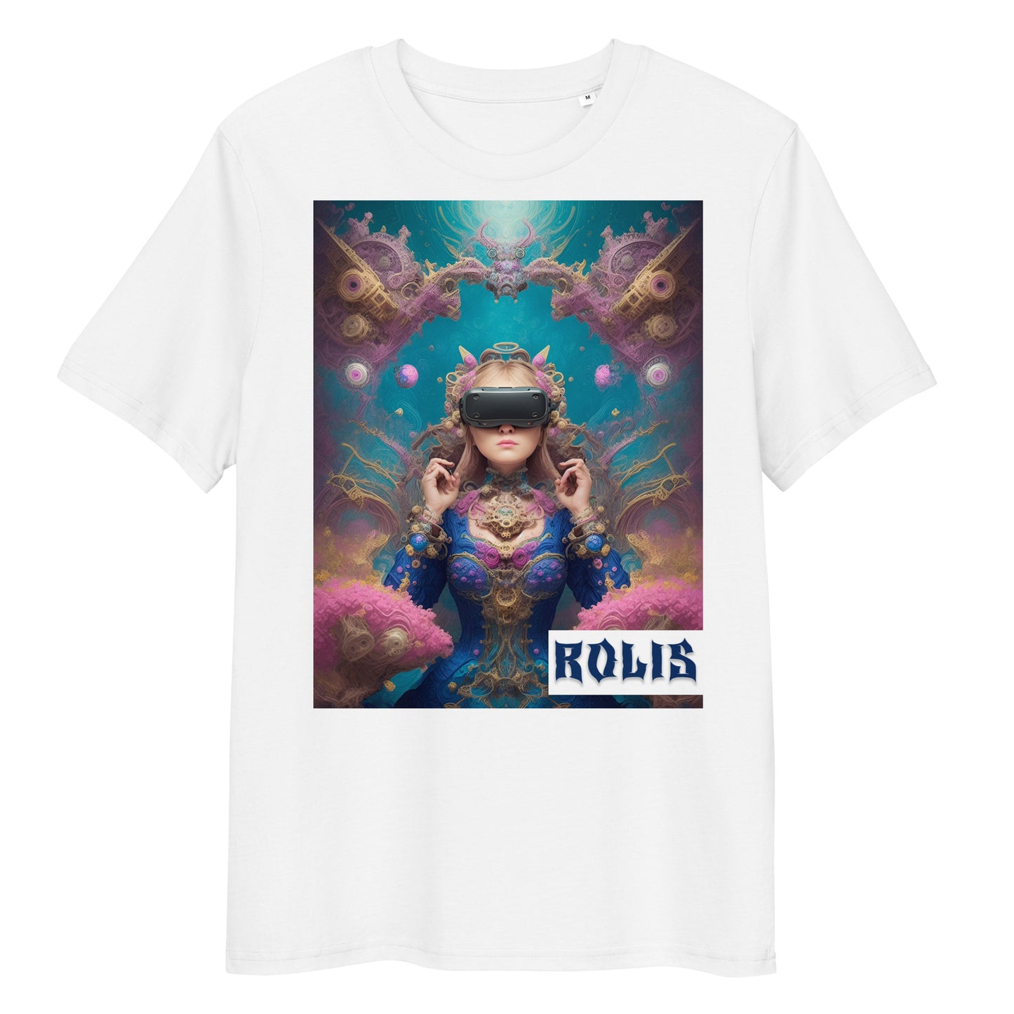 T-shirt unisex in cotone biologico. Collezione - ROLIS, Design - ANDRBEL STUDIO