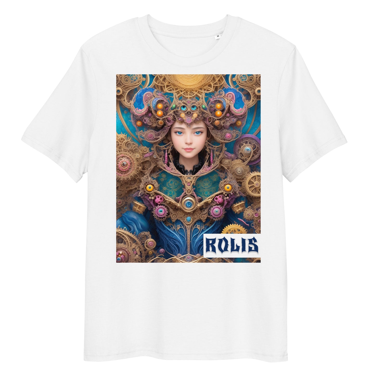 Unisex organic cotton t-shirt. Collection - ROLIS, Design - ANDRBEL STUDIO
