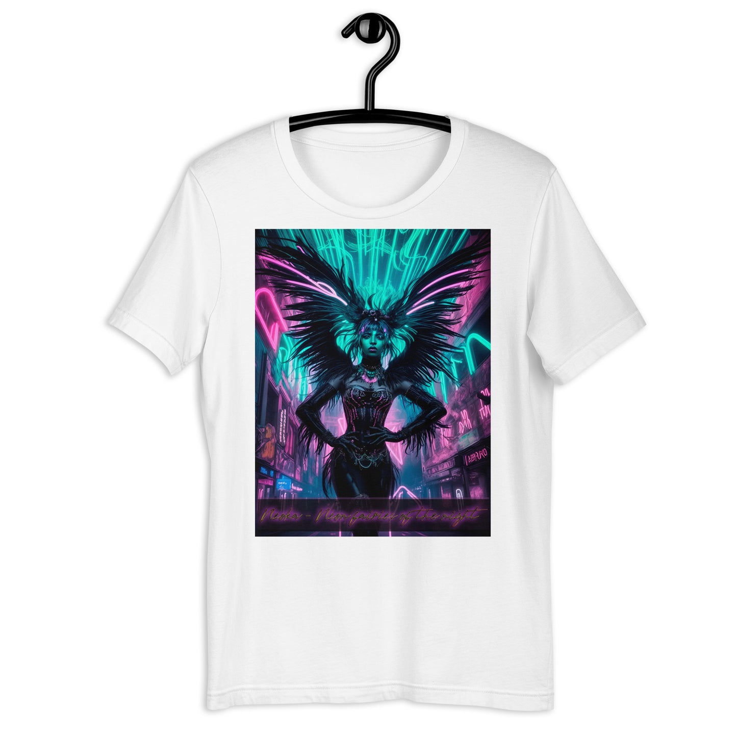 Unisex t-shirt, Collection - Neoka-Neon fairies of the night, Design - ANDRBEL STUDIO