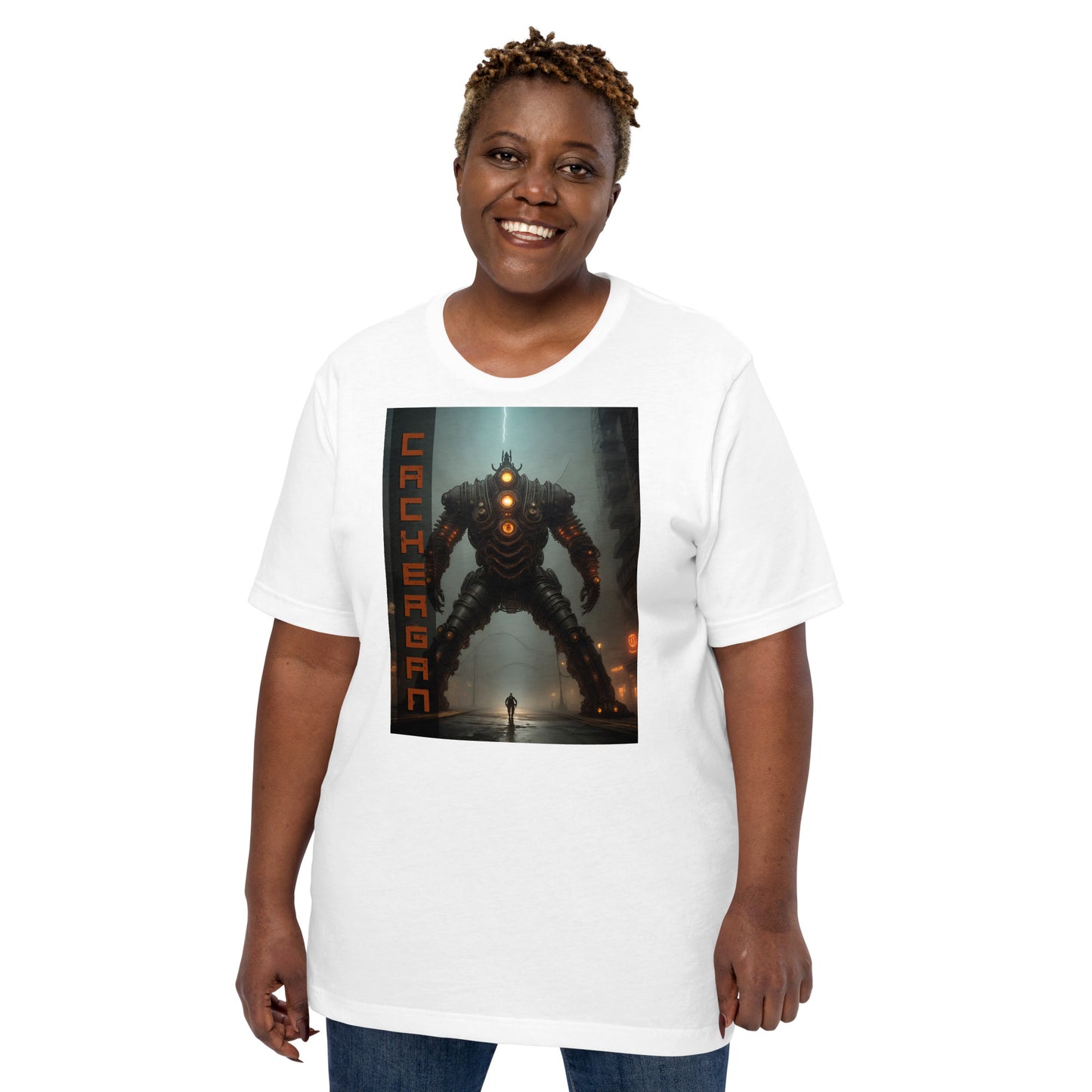 Unisex t-shirt. Collection - Cachergan, Design - ANDRBEL STUDIO