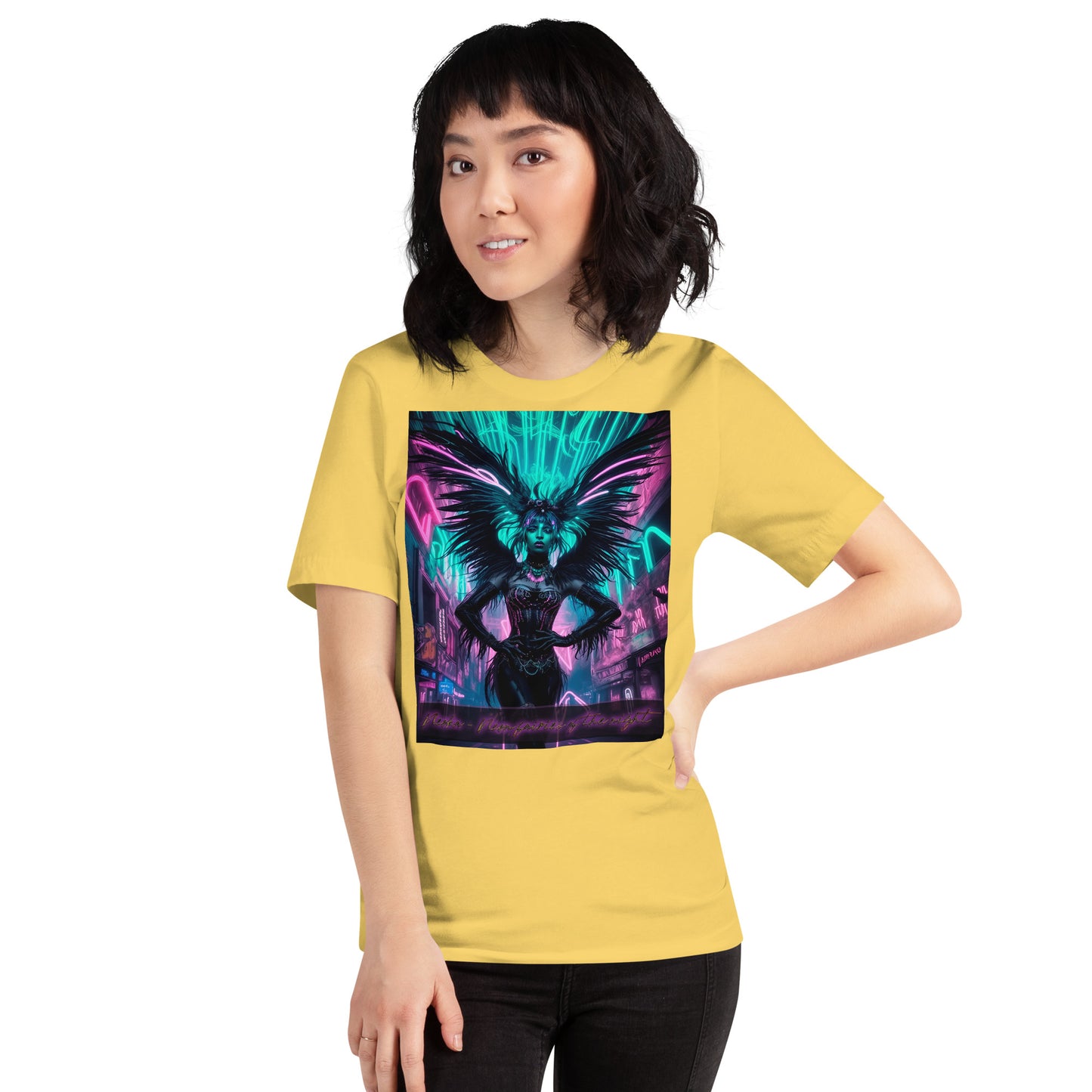 Unisex t-shirt, Collection - Neoka-Neon fairies of the night, Design - ANDRBEL STUDIO