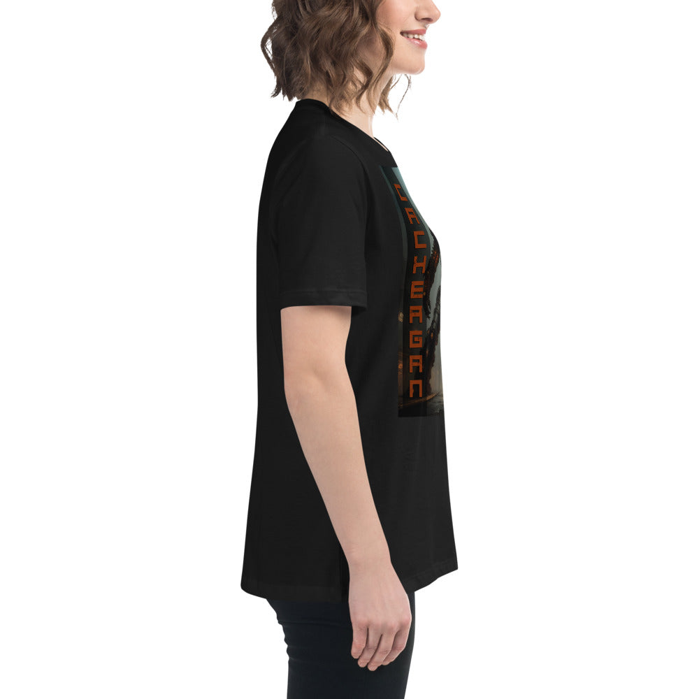 Women's Relaxed T-Shirt. Collection - Cachergan, Design - ANDRBEL STUDIO