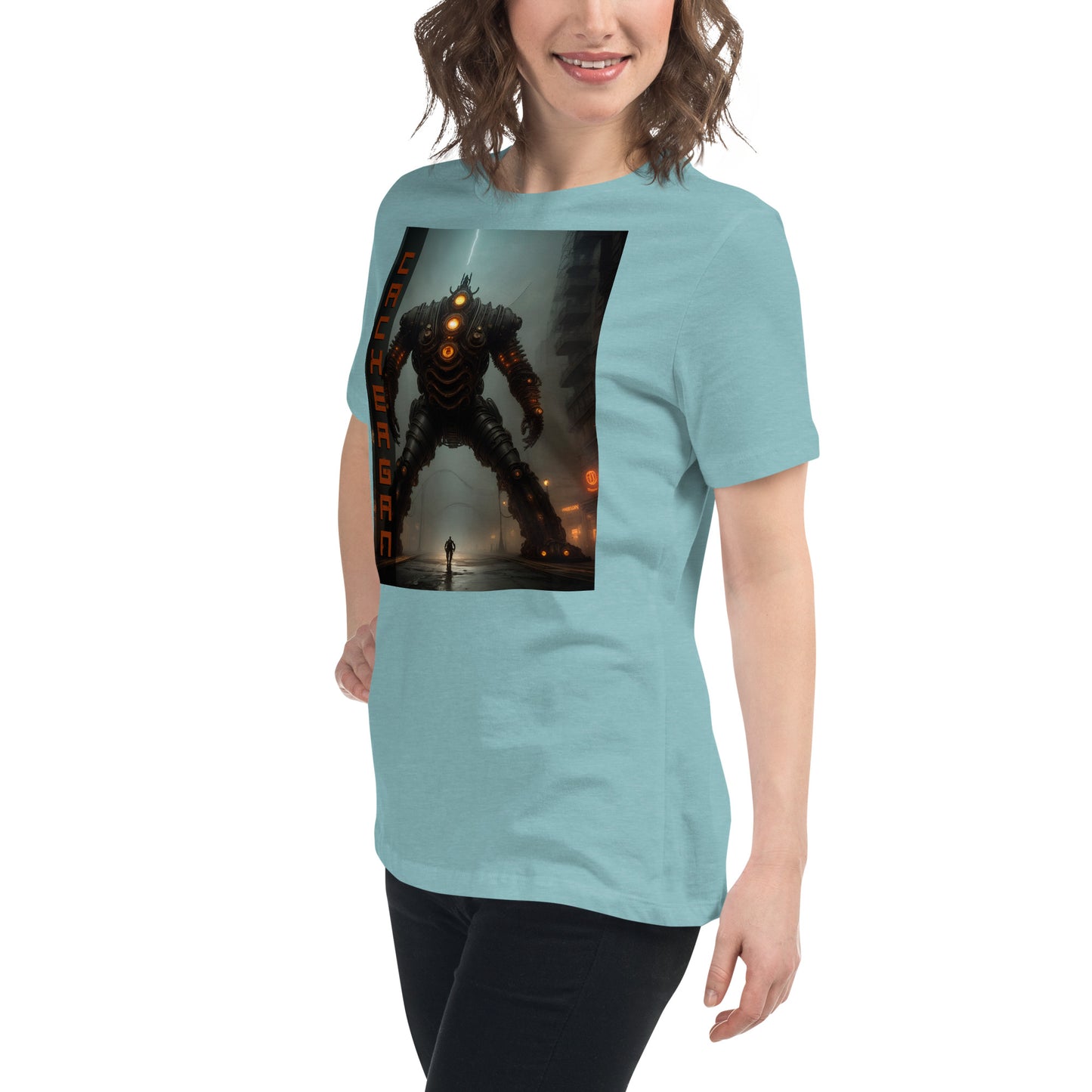Women's Relaxed T-Shirt. Collection - Cachergan, Design - ANDRBEL STUDIO