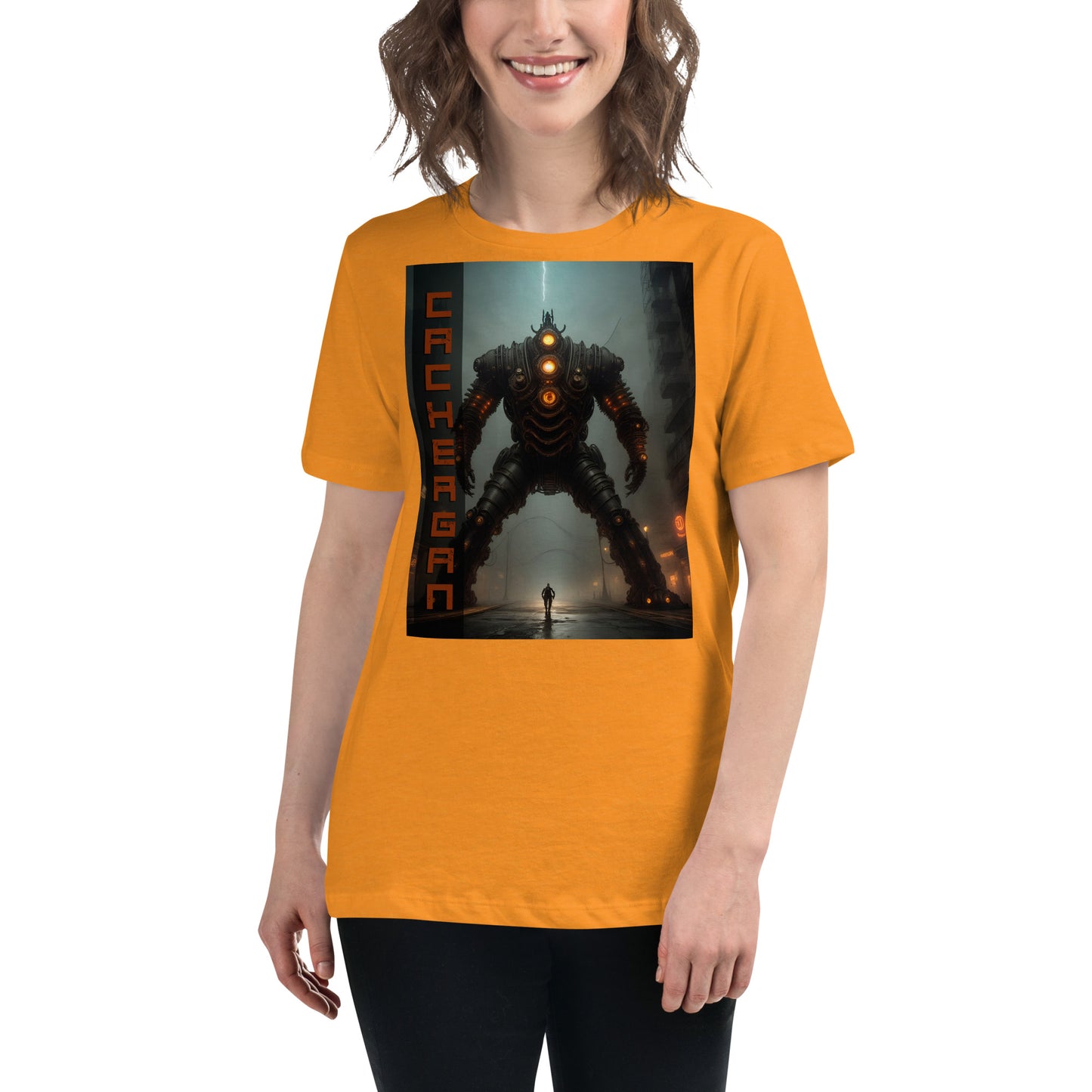 Women's Relaxed T-Shirt. Collection - Cachergan, Design - ANDRBEL STUDIO