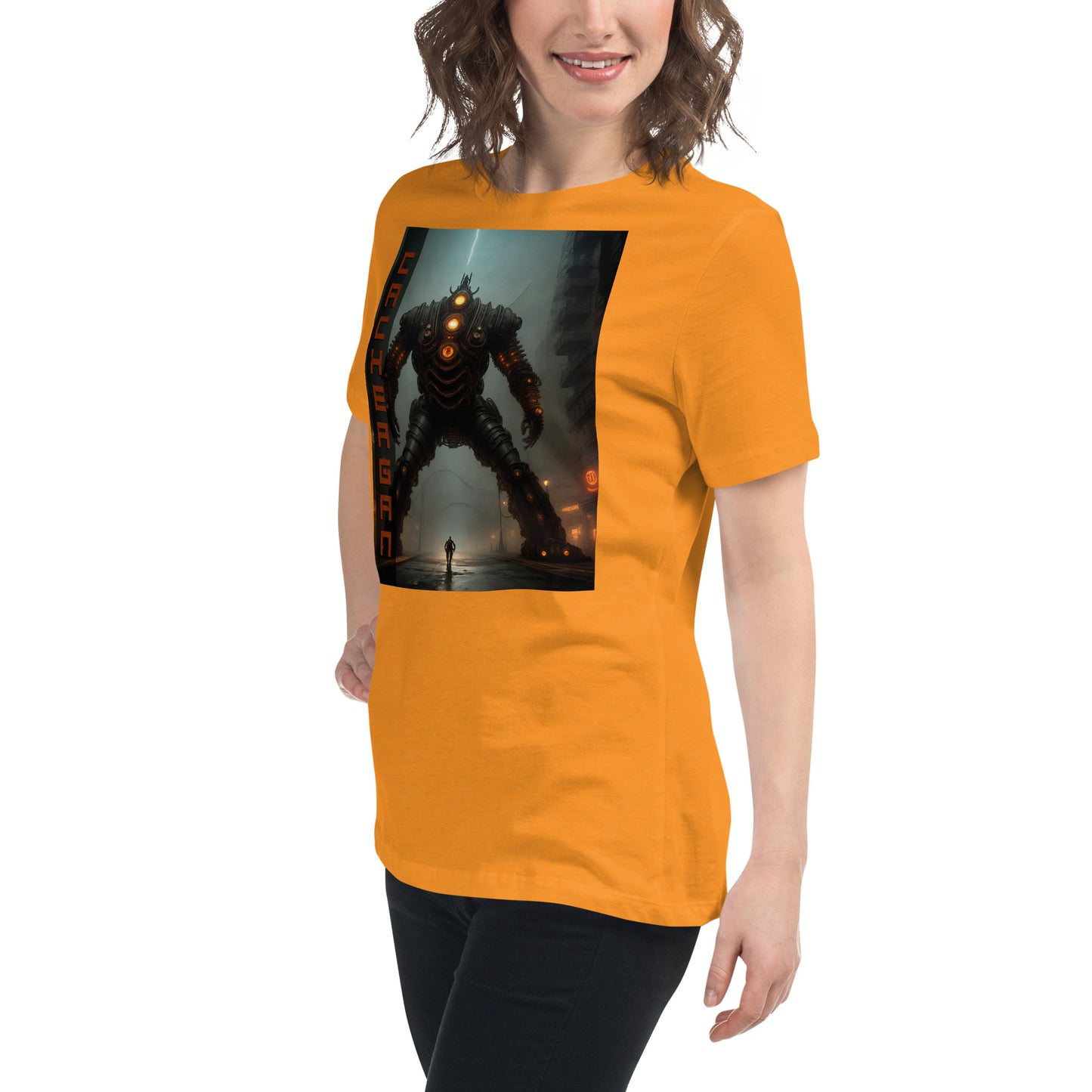 Women's Relaxed T-Shirt. Collection - Cachergan, Design - ANDRBEL STUDIO