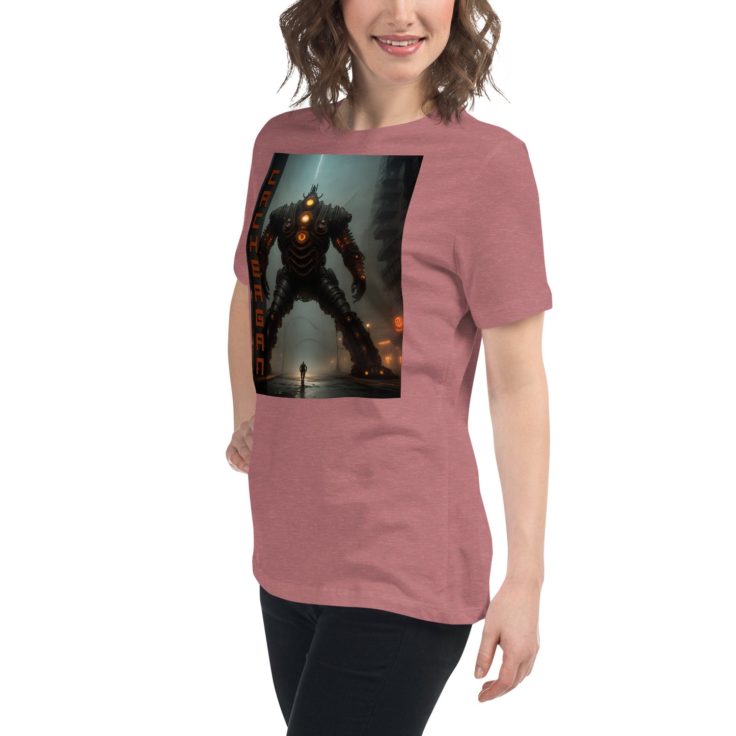 Women's Relaxed T-Shirt. Collection - Cachergan, Design - ANDRBEL STUDIO