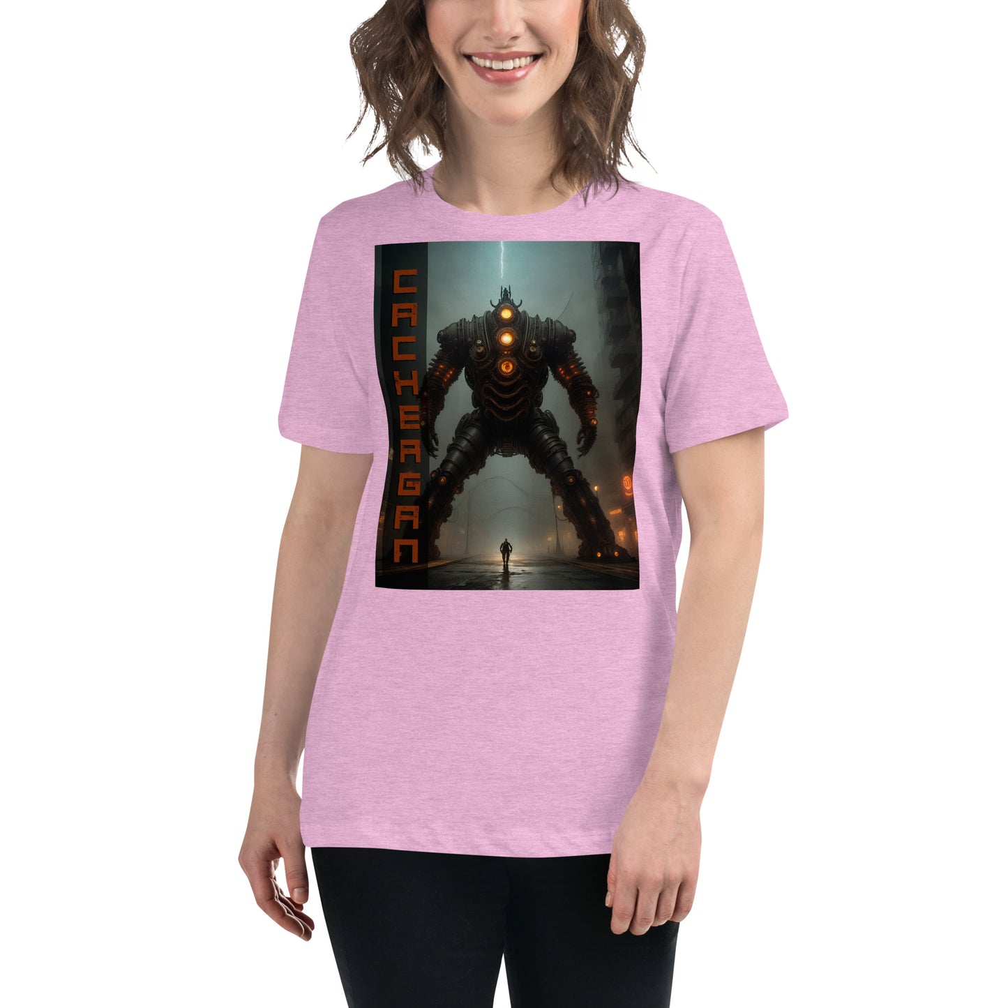 Women's Relaxed T-Shirt. Collection - Cachergan, Design - ANDRBEL STUDIO