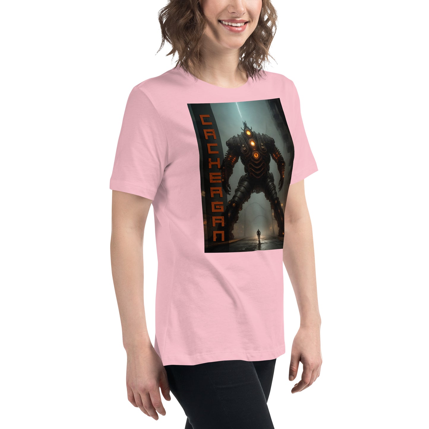 Women's Relaxed T-Shirt. Collection - Cachergan, Design - ANDRBEL STUDIO