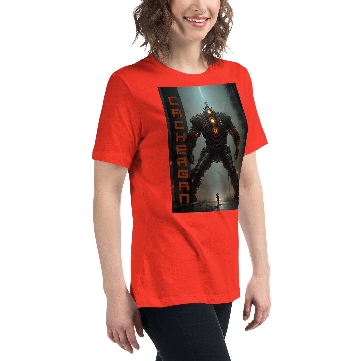 Women's Relaxed T-Shirt. Collection - Cachergan, Design - ANDRBEL STUDIO