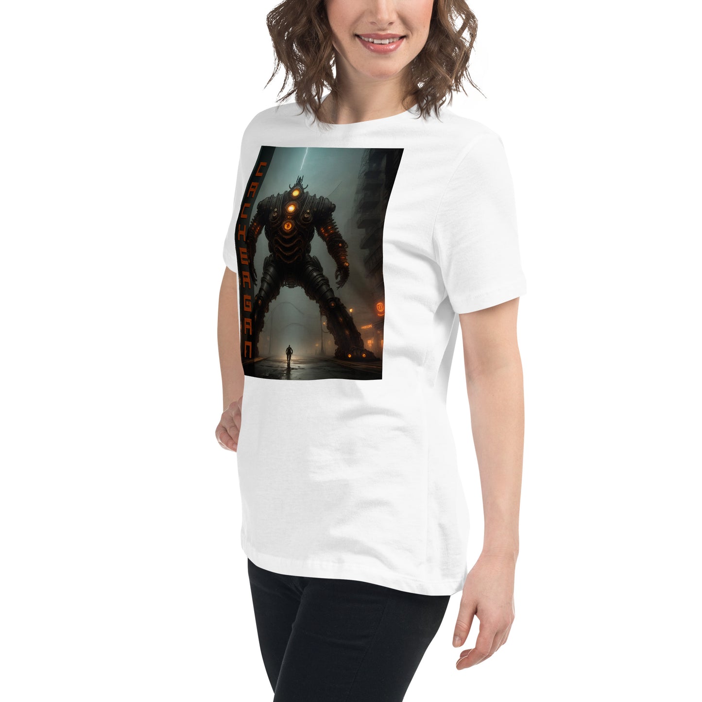 Women's Relaxed T-Shirt. Collection - Cachergan, Design - ANDRBEL STUDIO