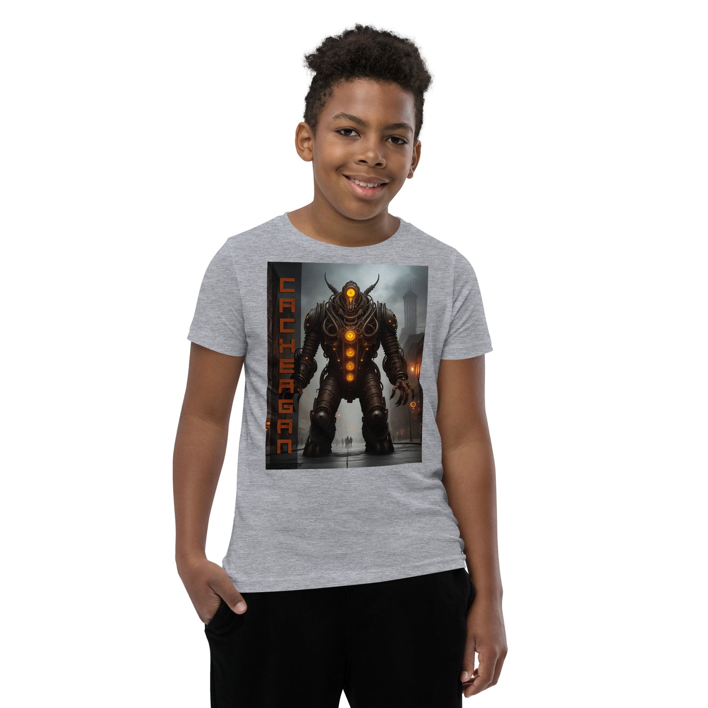 T-shirt a maniche corte per ragazzi. Collezione - Cachergan, Design - ANDRBEL STUDIO