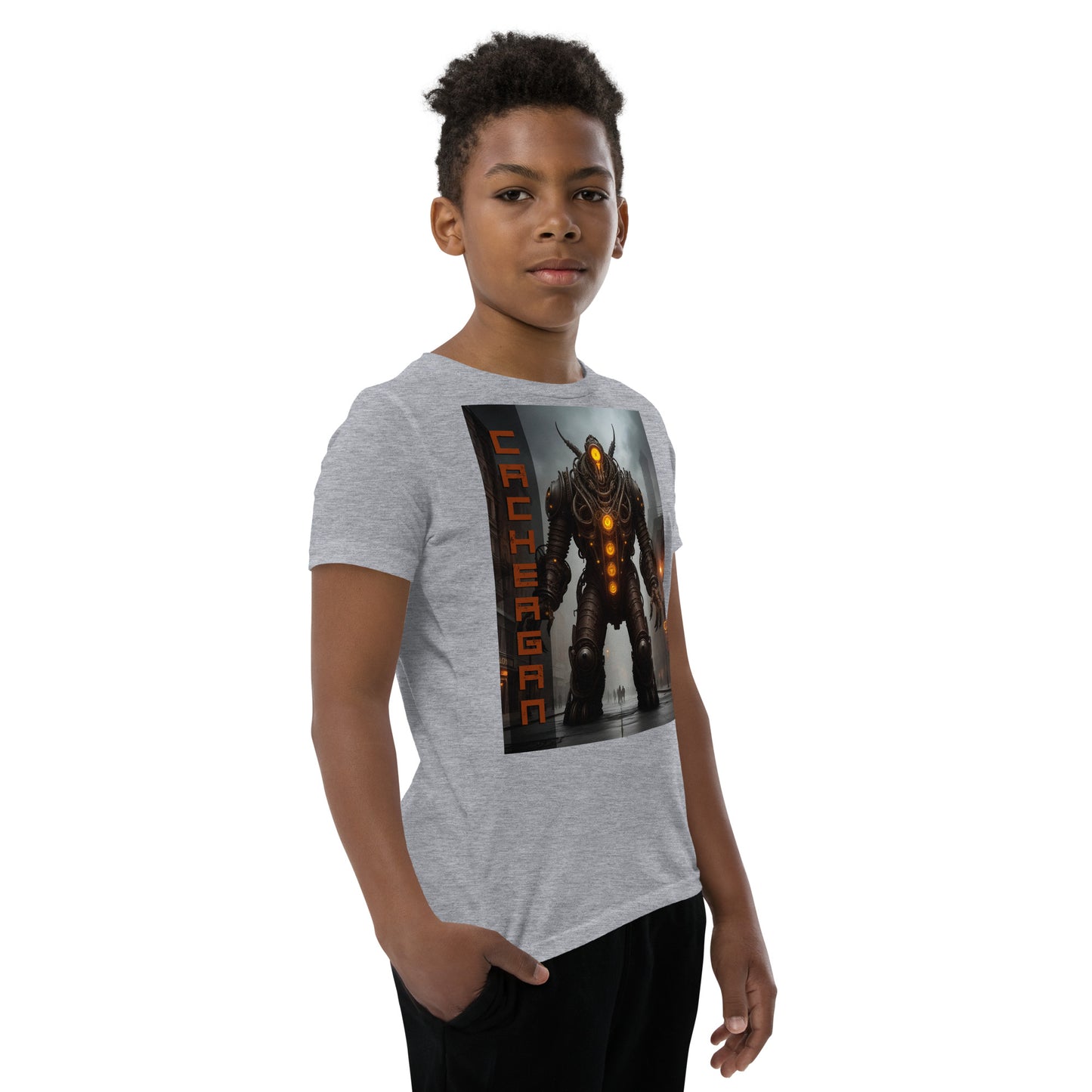 T-shirt a maniche corte per ragazzi. Collezione - Cachergan, Design - ANDRBEL STUDIO