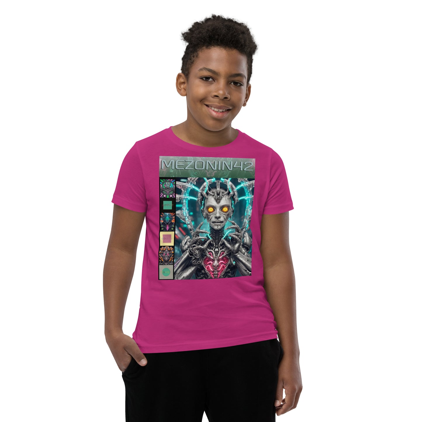 Youth Short Sleeve T-Shirt. Collection - MEZONIN 42, Design - ANDRBEL STUDIO