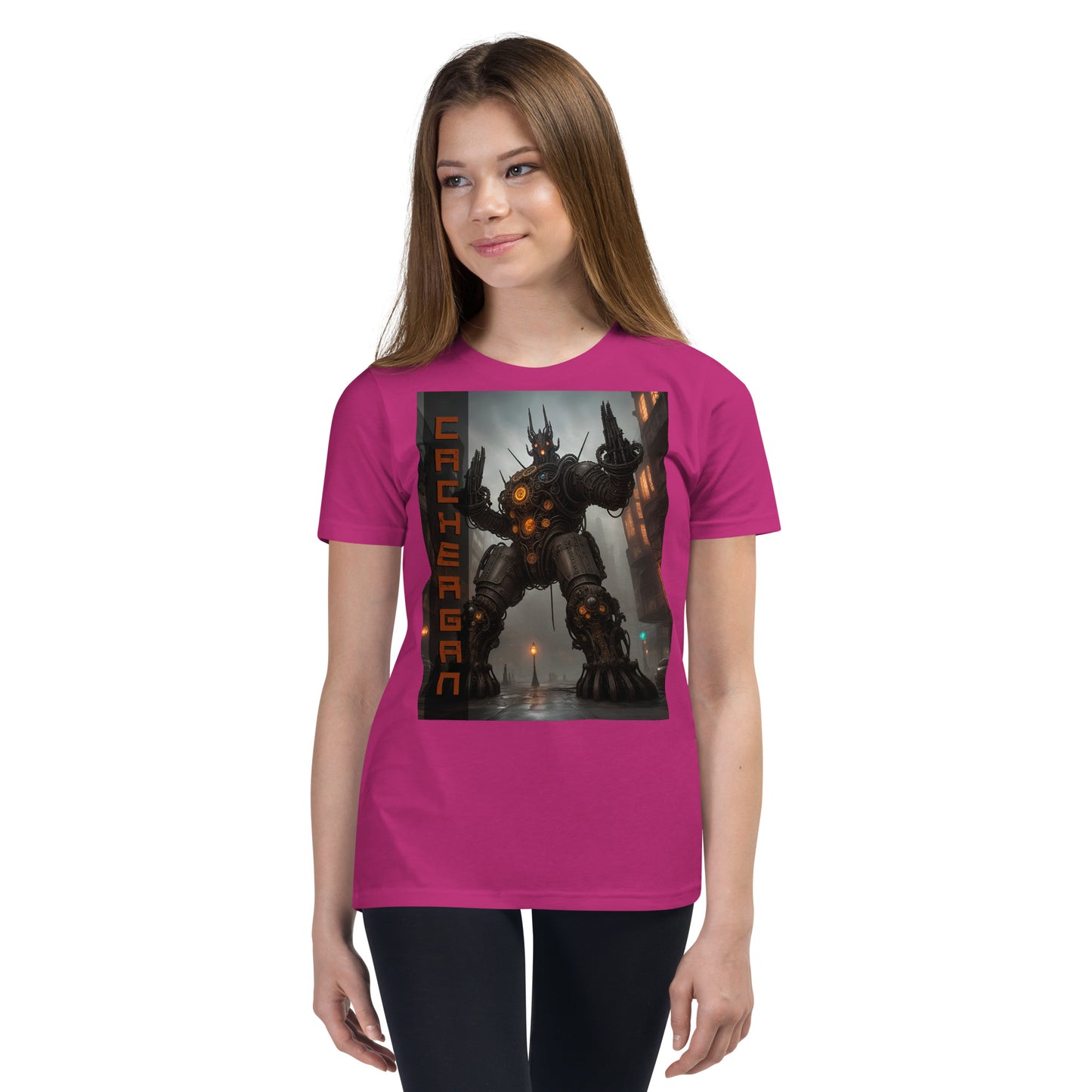 T-shirt a maniche corte per ragazzi. Collezione - Cachergan, Design - ANDRBEL STUDIO
