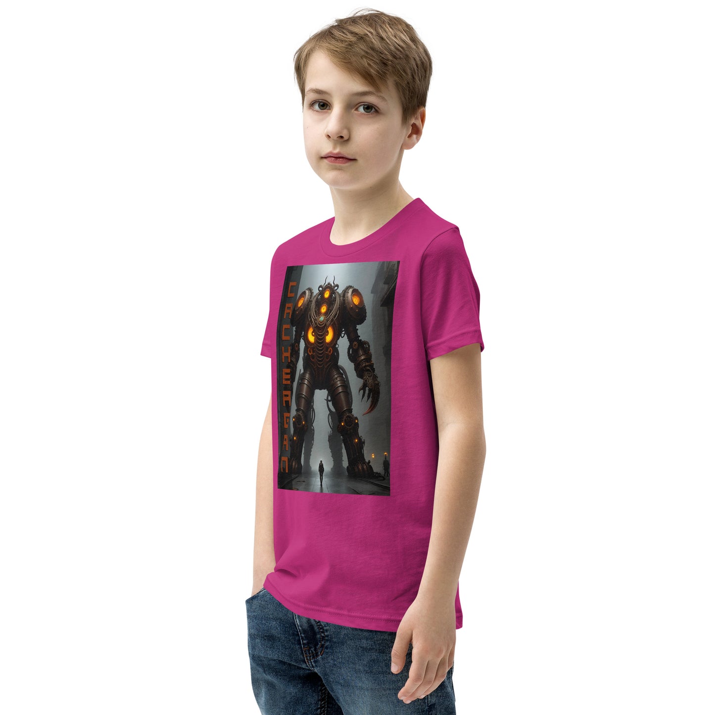 T-shirt a maniche corte per ragazzi. Collezione - Cachergan, Design - ANDRBEL STUDIO