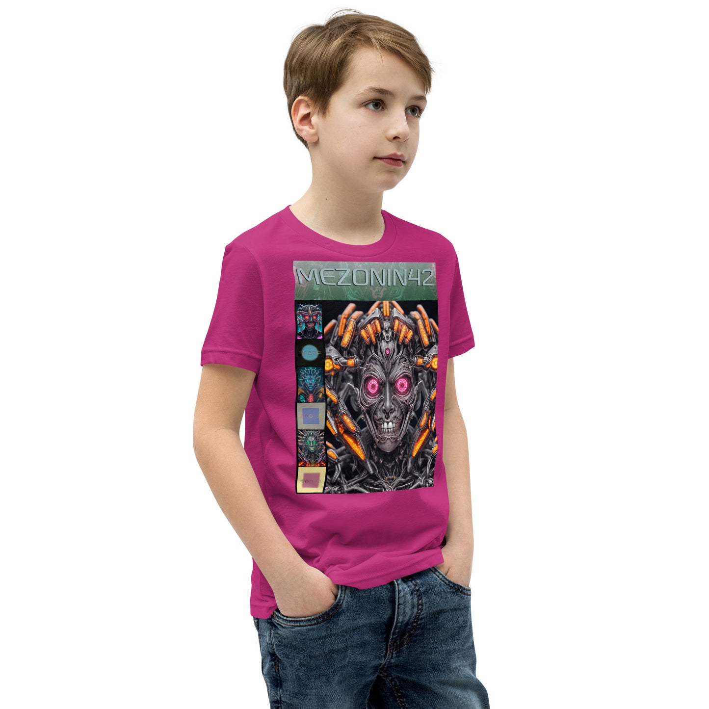 Youth Short Sleeve T-Shirt. Collection - MEZONIN 42, Design - ANDRBEL STUDIO
