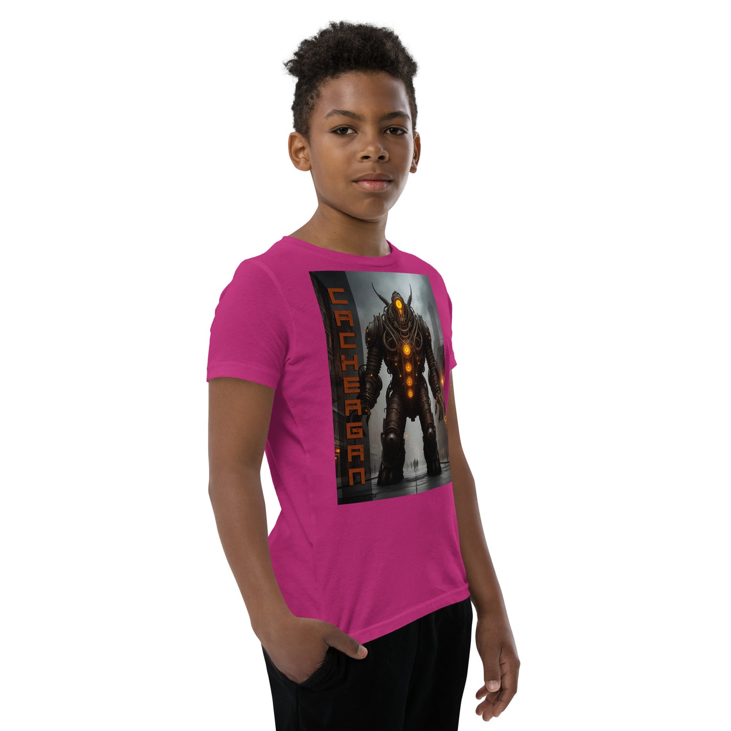 T-shirt a maniche corte per ragazzi. Collezione - Cachergan, Design - ANDRBEL STUDIO