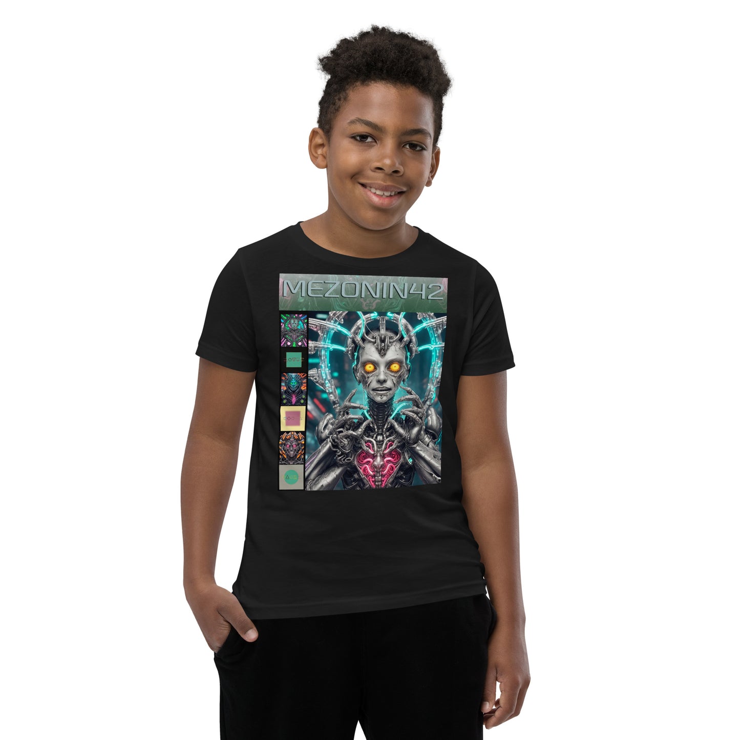 Youth Short Sleeve T-Shirt. Collection - MEZONIN 42, Design - ANDRBEL STUDIO