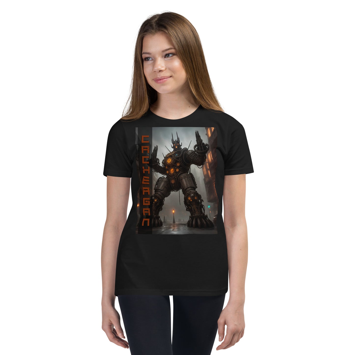 T-shirt a maniche corte per ragazzi. Collezione - Cachergan, Design - ANDRBEL STUDIO
